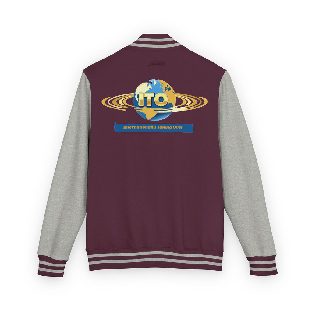 Letterman Jacket — UTO Interplanetary Travel Club Logo Varsity Jacket