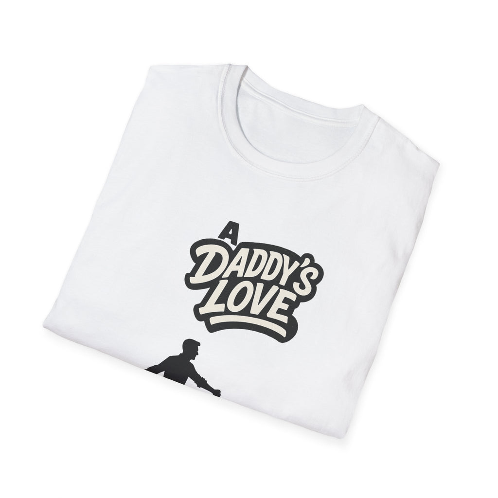 Daddy's Love T-Shirt — Father & Daughter Silhouette Tee for Father's Day