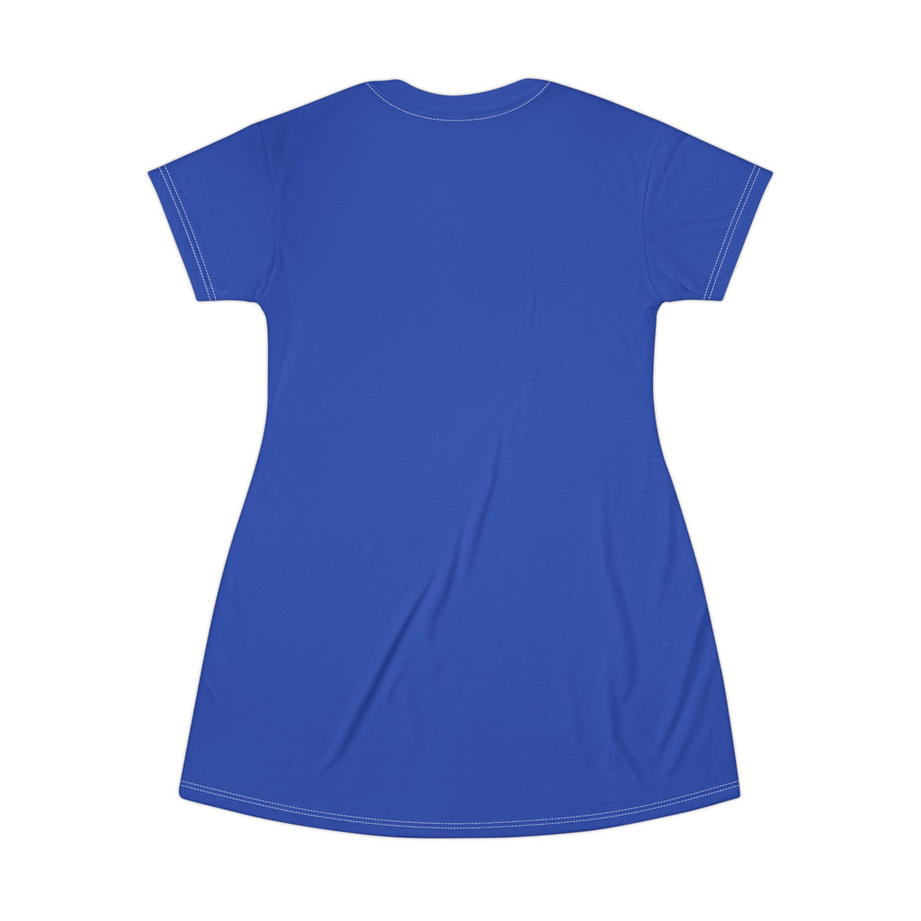 Haitian Pride T-Shirt Dress – "Once You Go Haitian There Is No Other Nation" All-Over Print