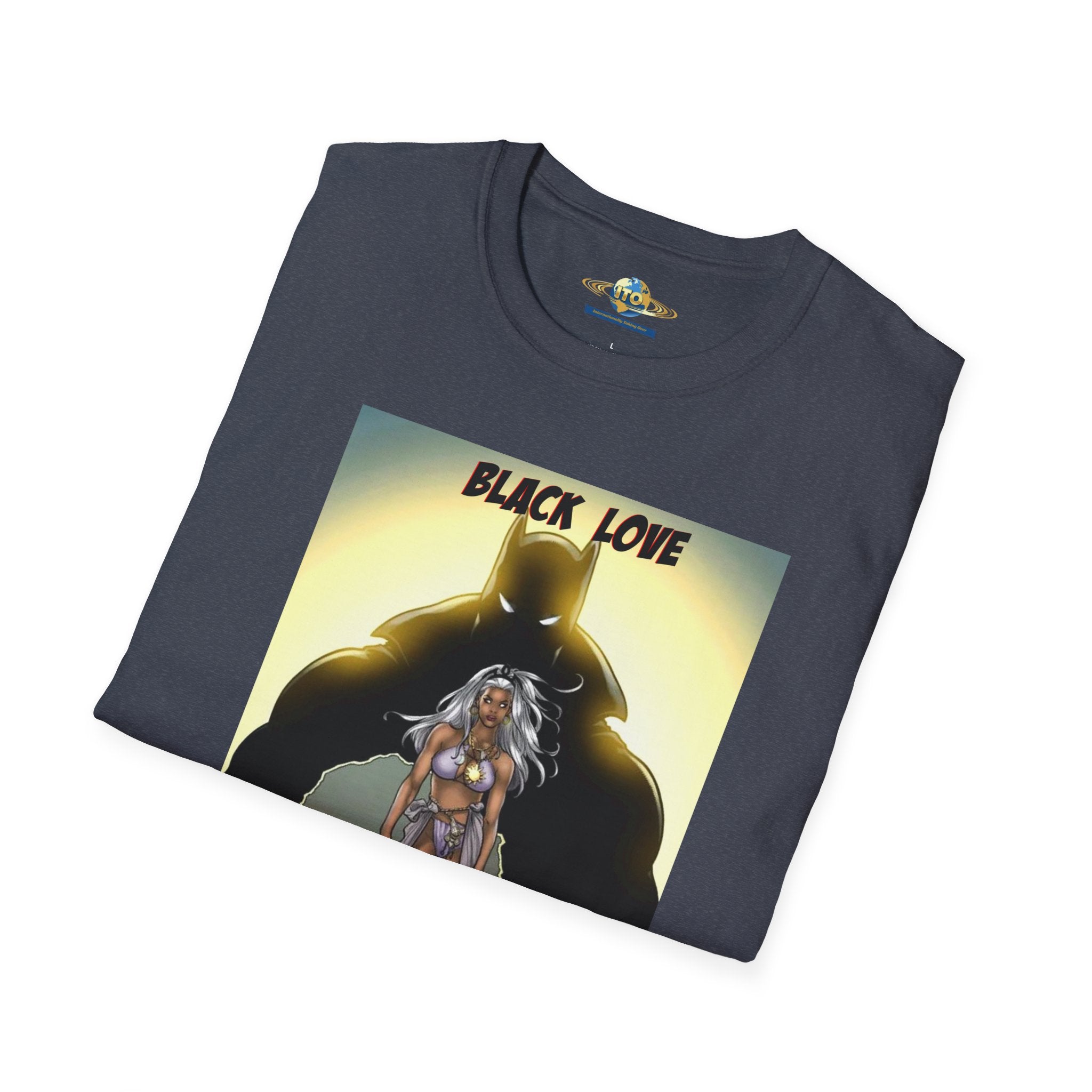 T-Shirt — "Black Love" Afrocentric Superhero Graphic Tee