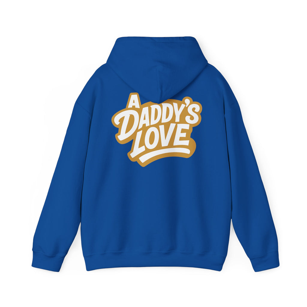 Daddy’s Love Hoodie — Retro Script Father Appreciation Sweatshirt