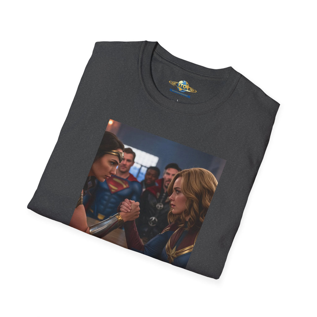 Ladies of power arm wrestle Unisex Softstyle T-Shirt