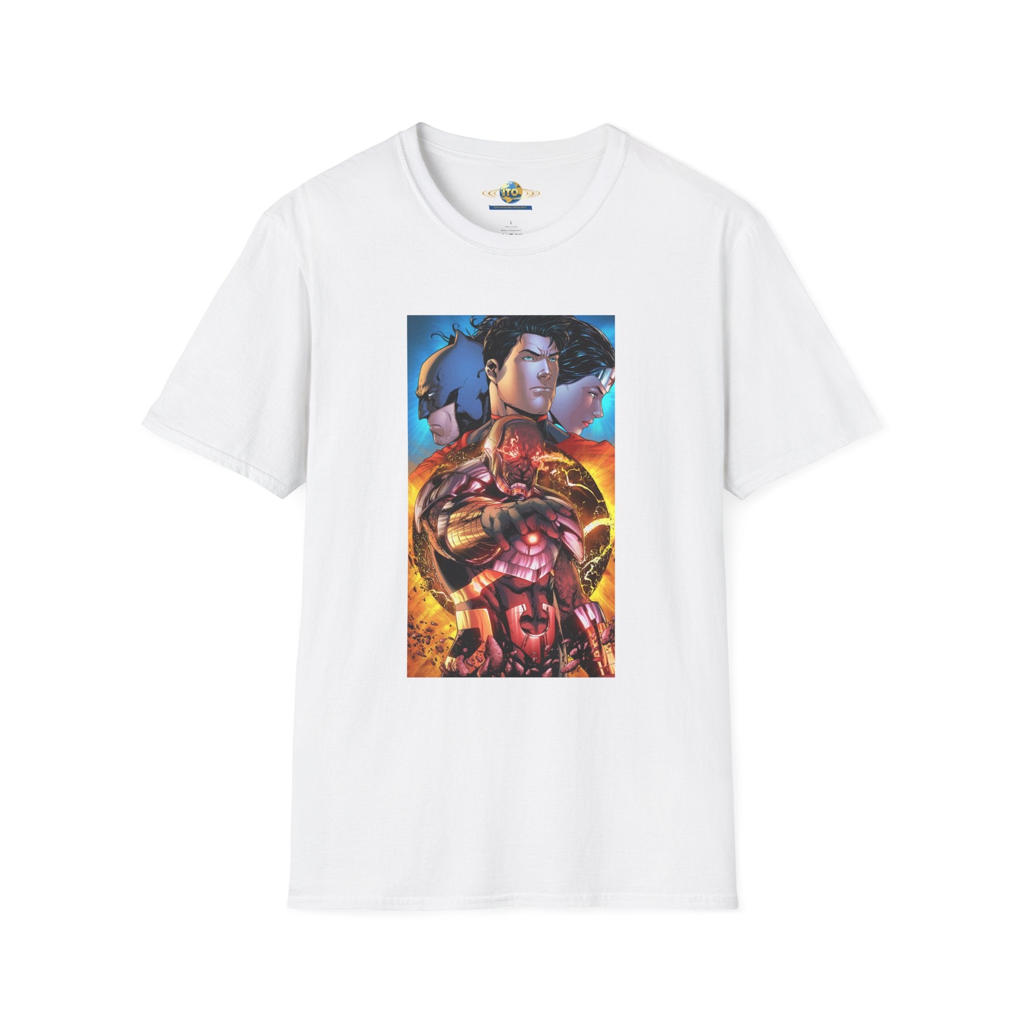 Anime Mecha Warrior Graphic T-Shirt