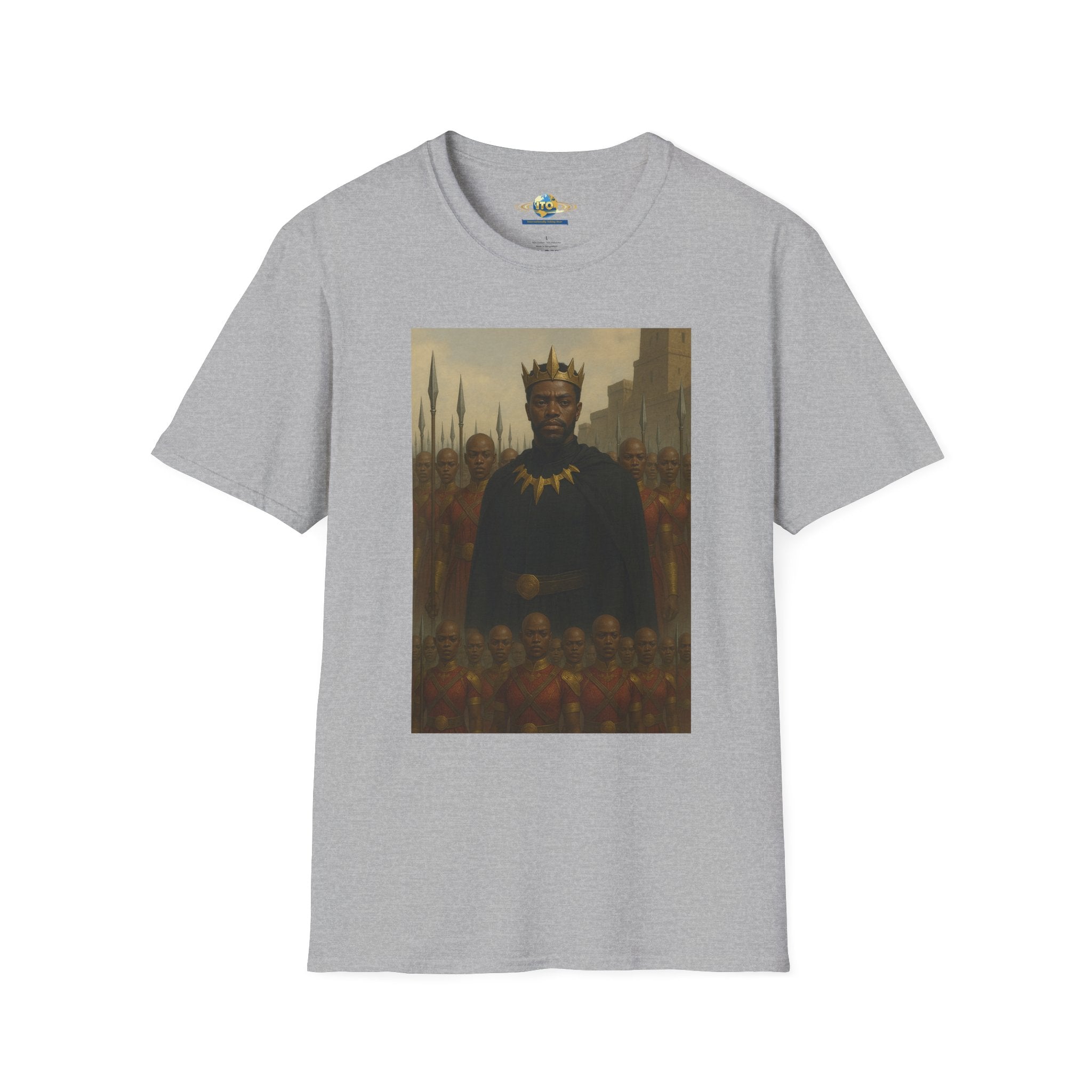 Black King Unisex Softstyle T-Shirt