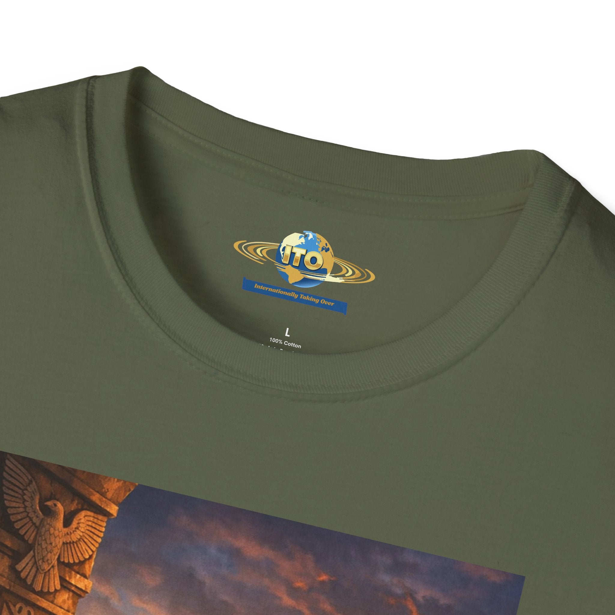 Graphic T-Shirt — Epic Sunset Heroine Scene Print