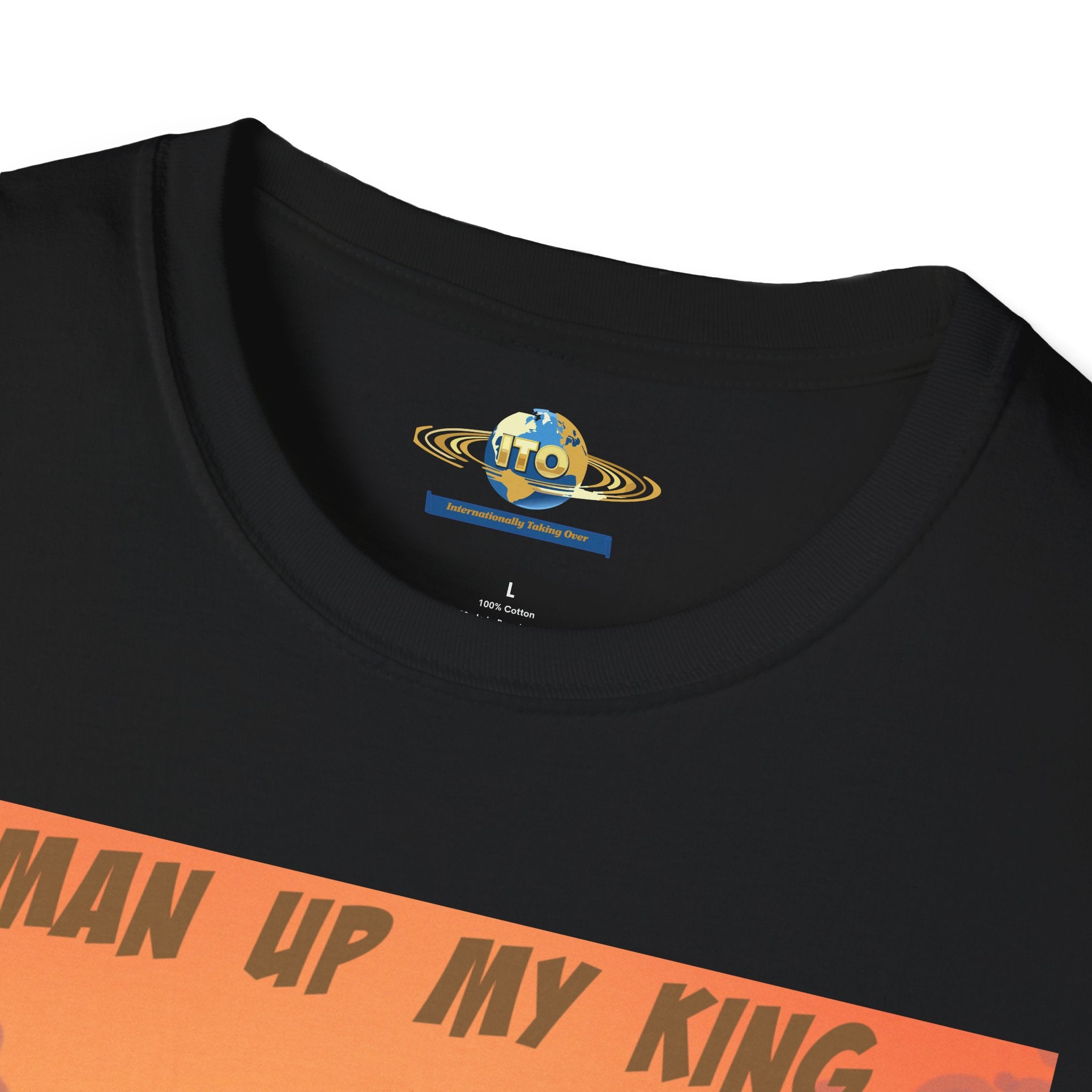“Man Up My King” Retro Desert Art T‑Shirt