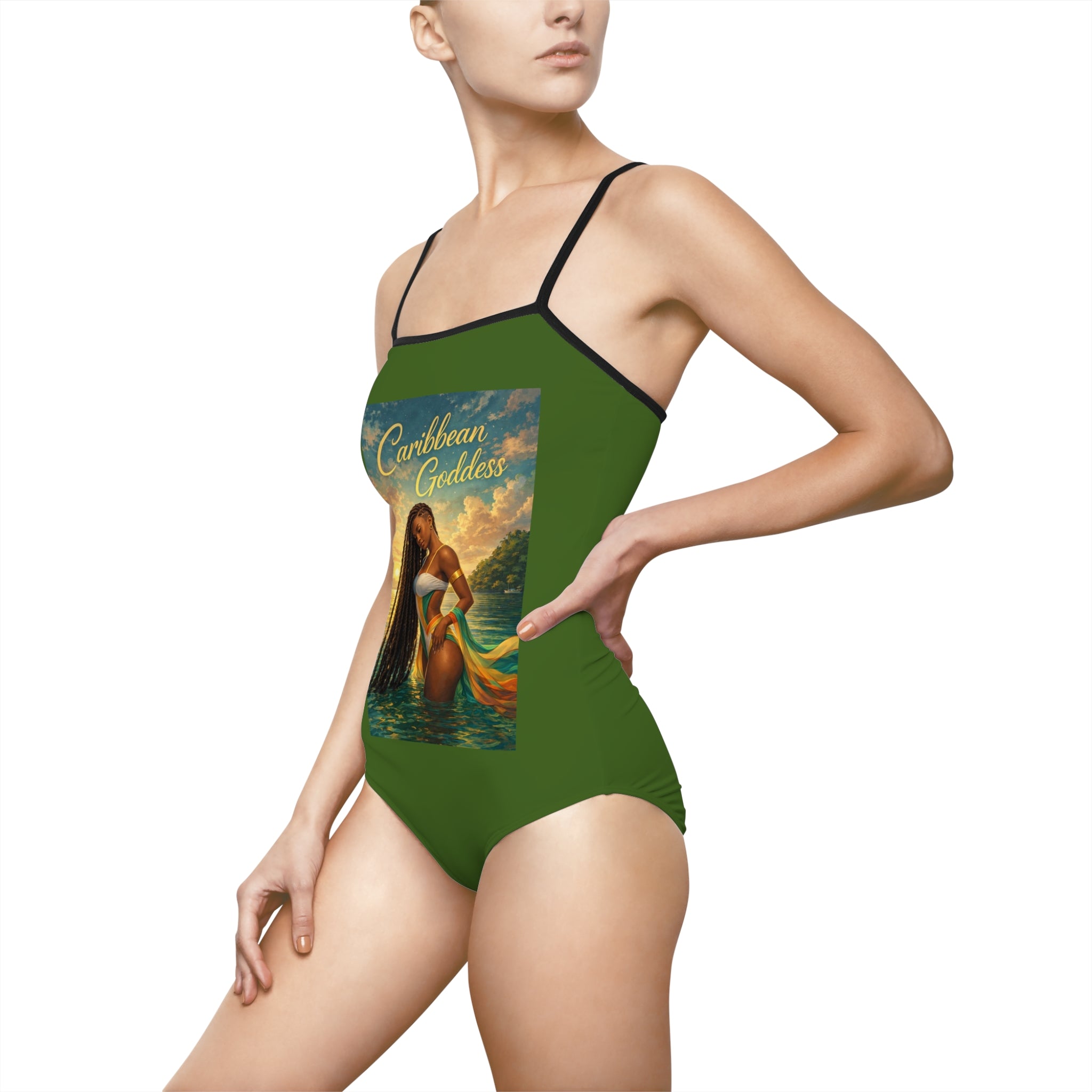 Caribbean Goddess One-Piece Swimsuit