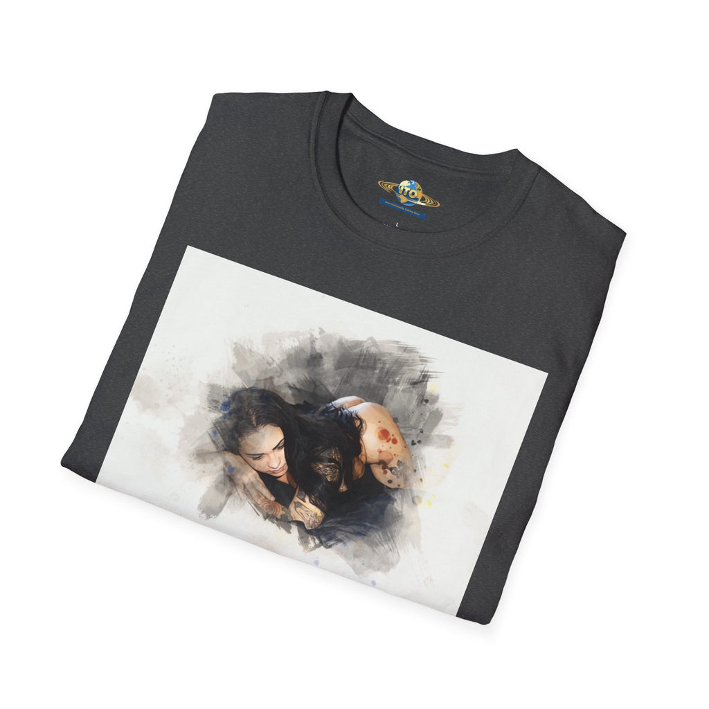 T-Shirt — Watercolor Dachshund Dog Portrait Tee