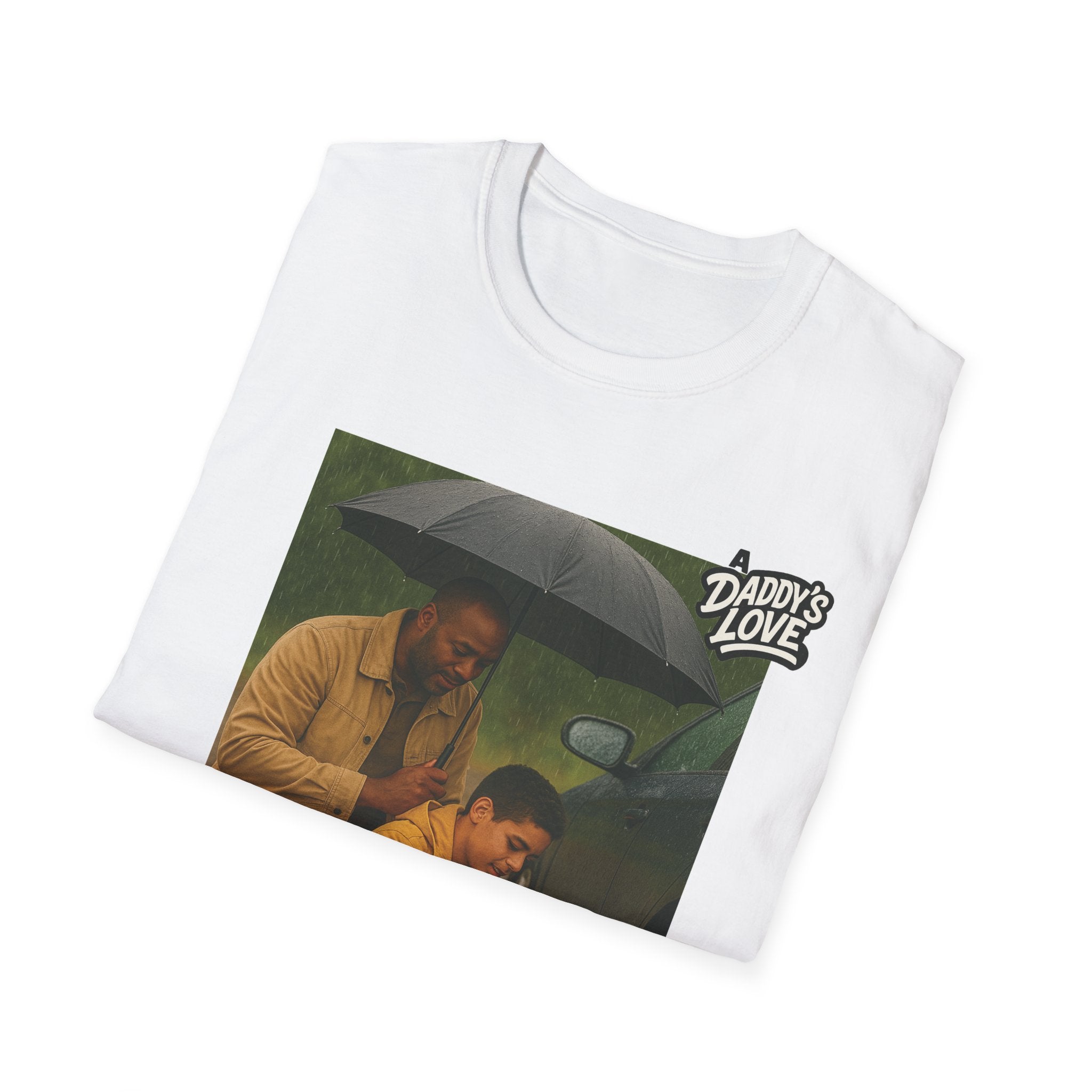 Dad's Love T-Shirt — Heartwarming Father-Son Photo Tee