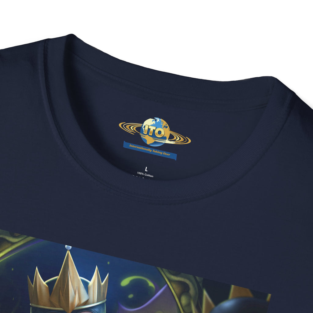 Dark Queen Art Tee — Gothic Fantasy Portrait T-Shirt