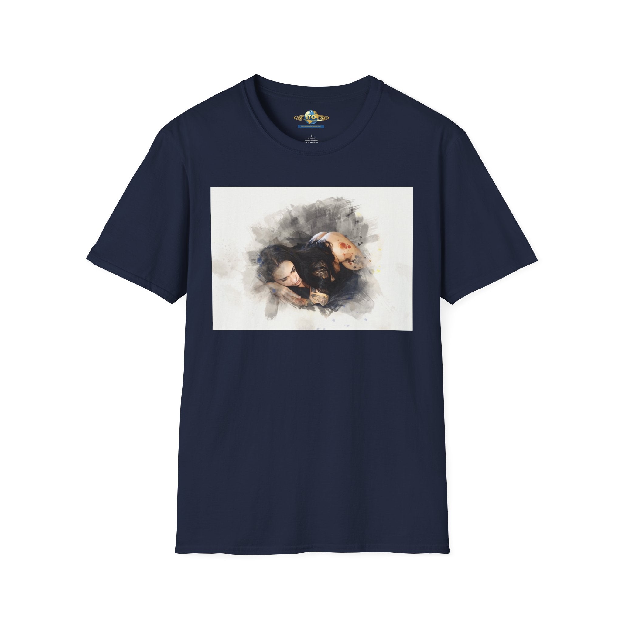 T-Shirt — Watercolor Dachshund Dog Portrait Tee