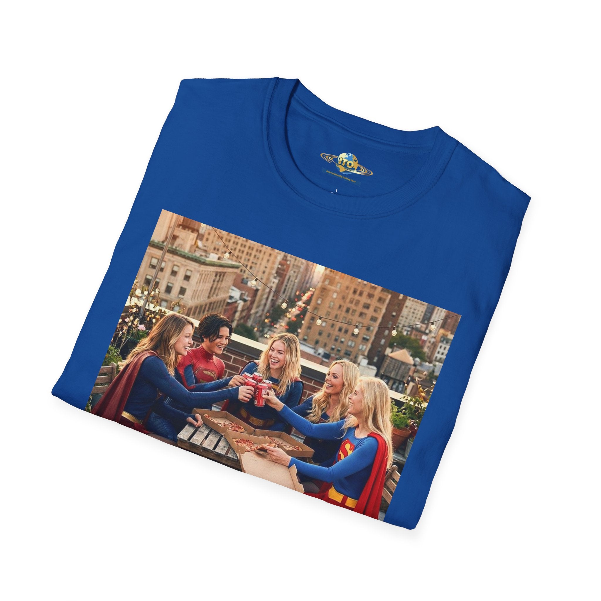 Superhero Squad Rooftop Card Game T-Shirt