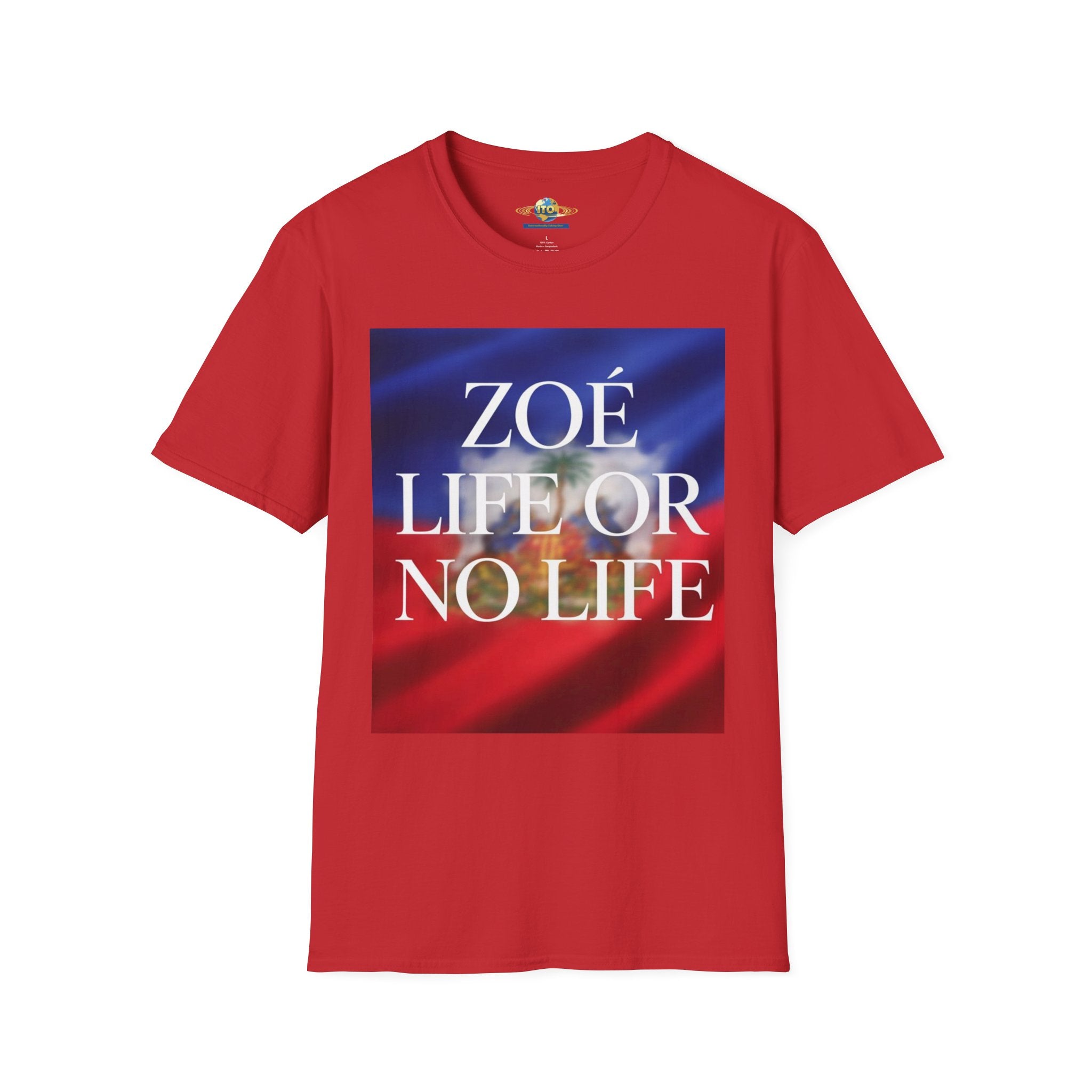 ZOE Life or No Life T‑Shirt — Bold Patriotic Graphic Tee