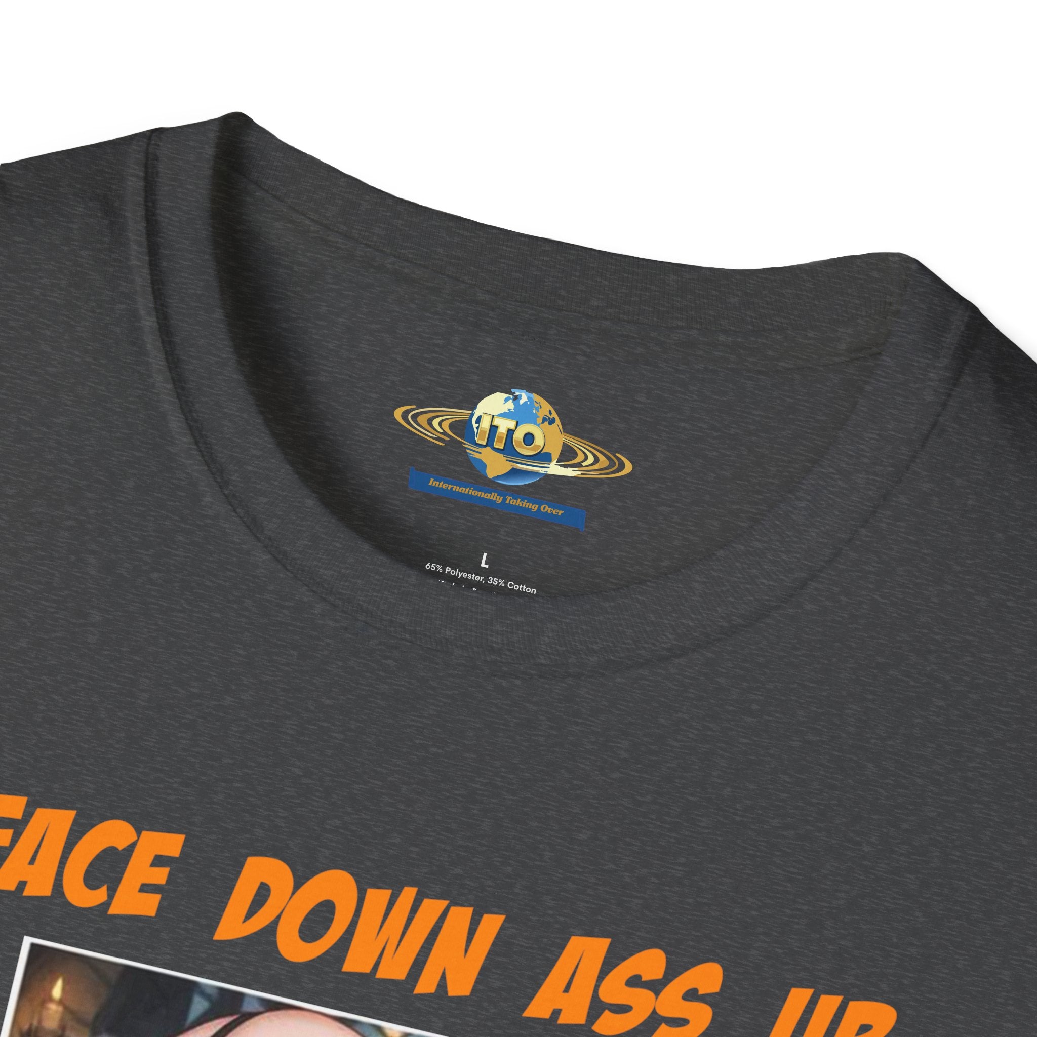 Graphic T-Shirt "Face Down Ass Up" Bold Queen Illustration