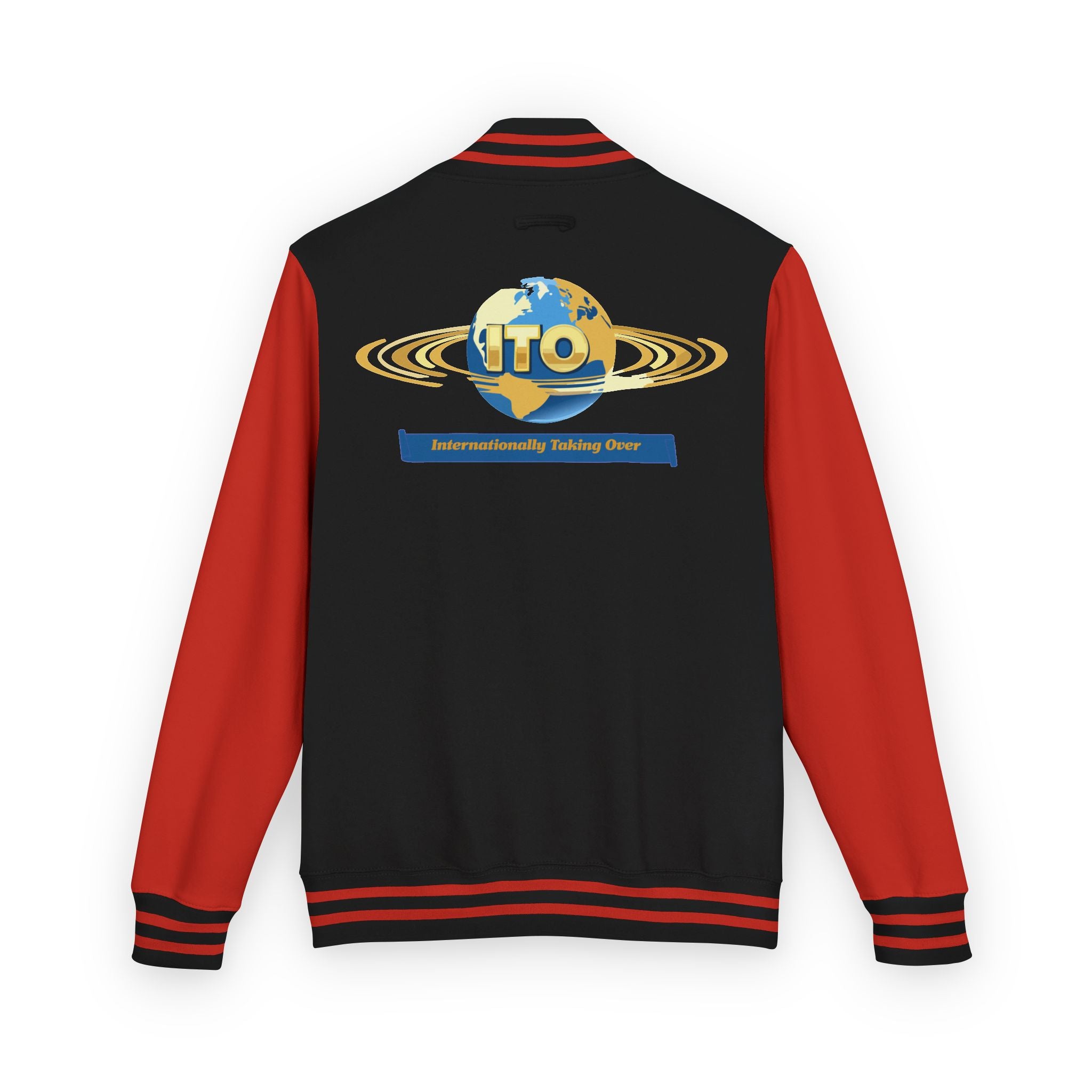 Letterman Jacket — UTO Interplanetary Travel Club Logo Varsity Jacket