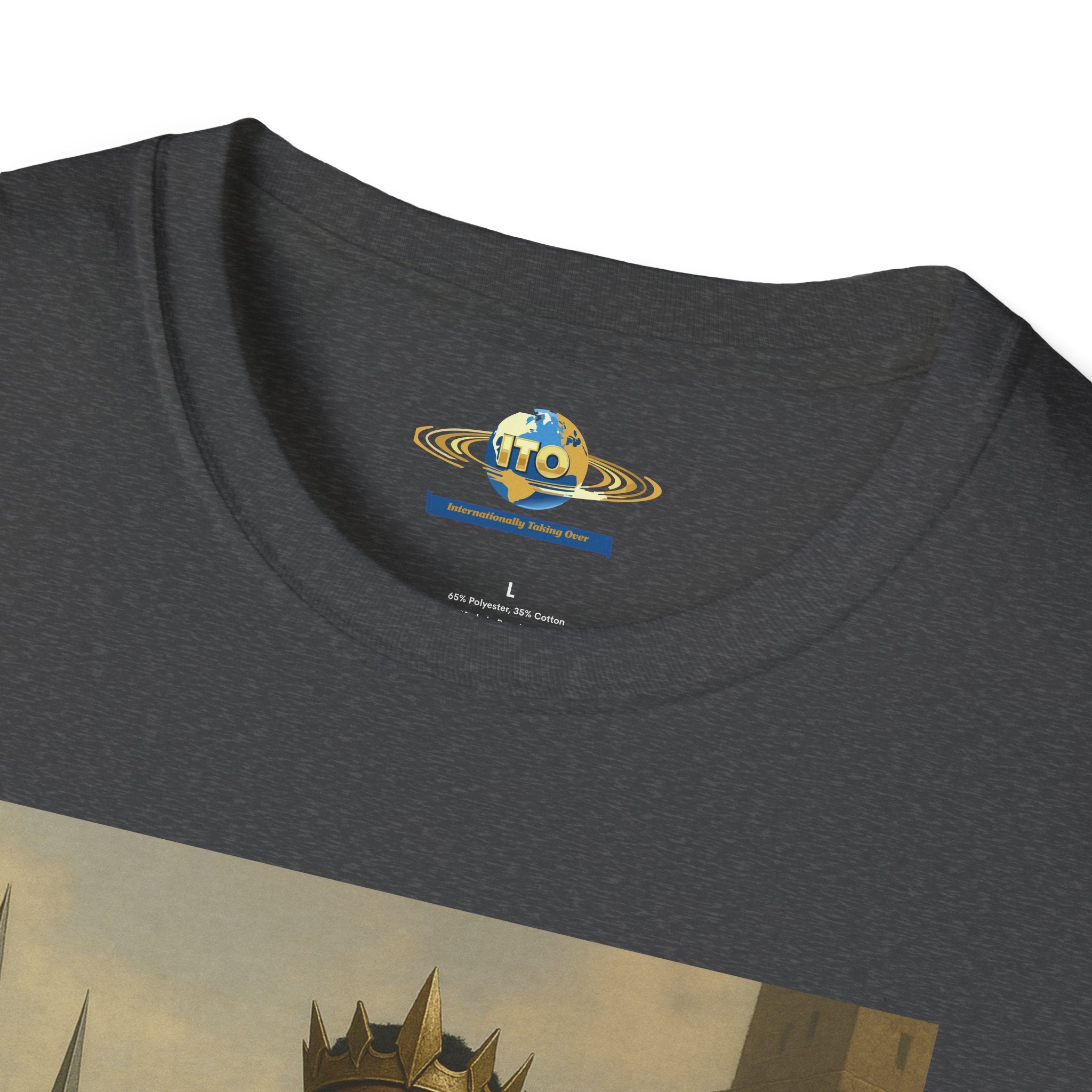 Black King Unisex Softstyle T-Shirt