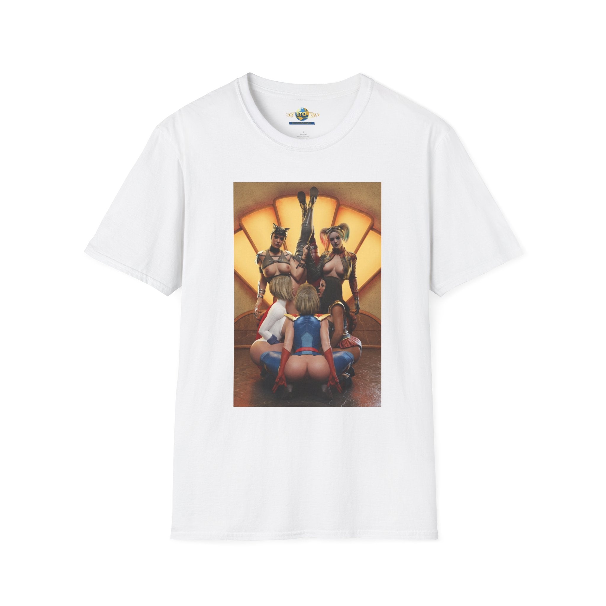Graphic T-Shirt — Retro Group Costume Photo Print