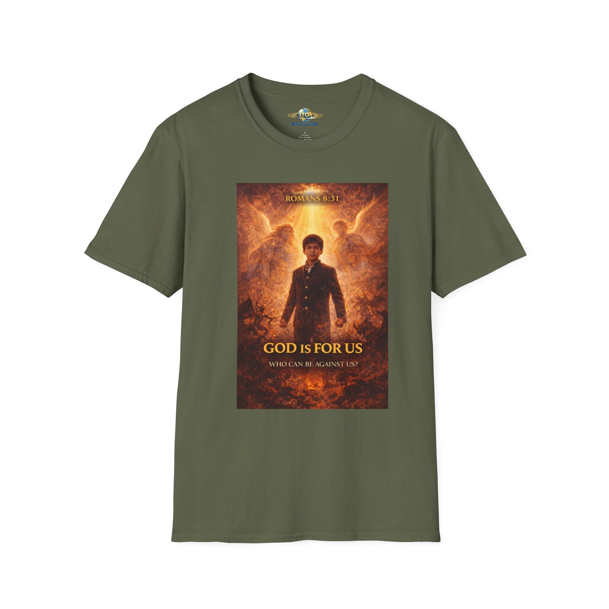 God Is For Us T-Shirt — Inspirational Christian Faith Tee