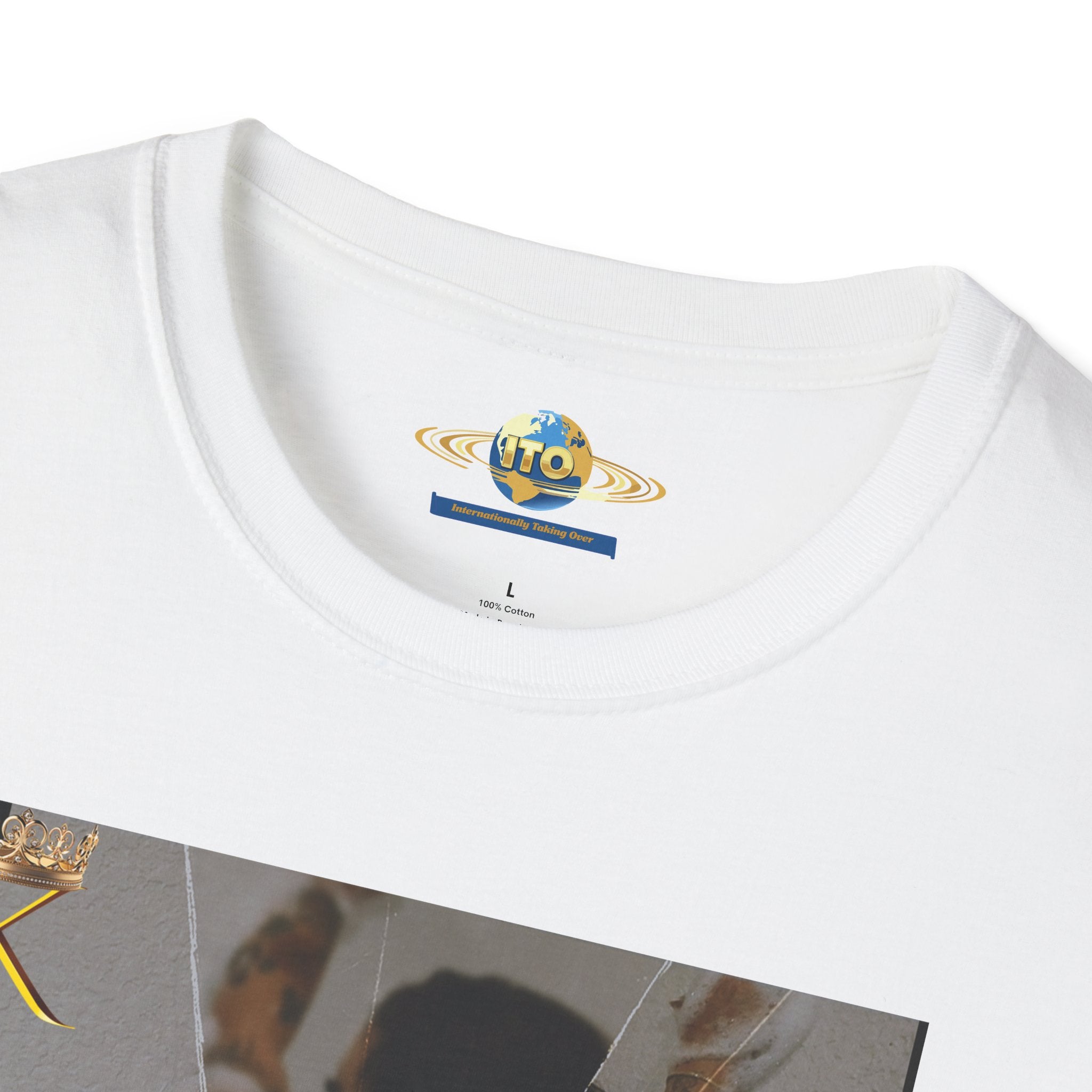 Broken Mirror Portrait T‑Shirt — Shattered Reflection Graphic Tee