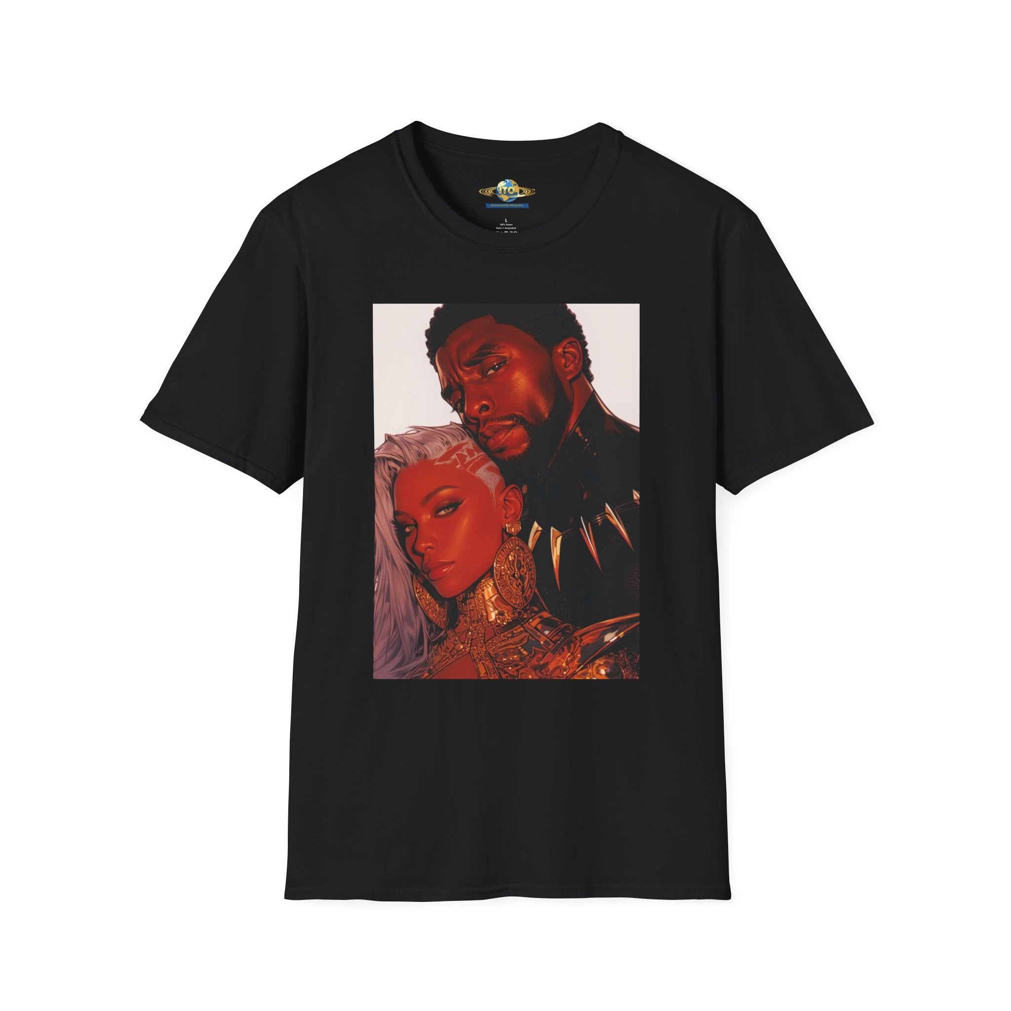 Afrofuturistic Couple Portrait T-Shirt
