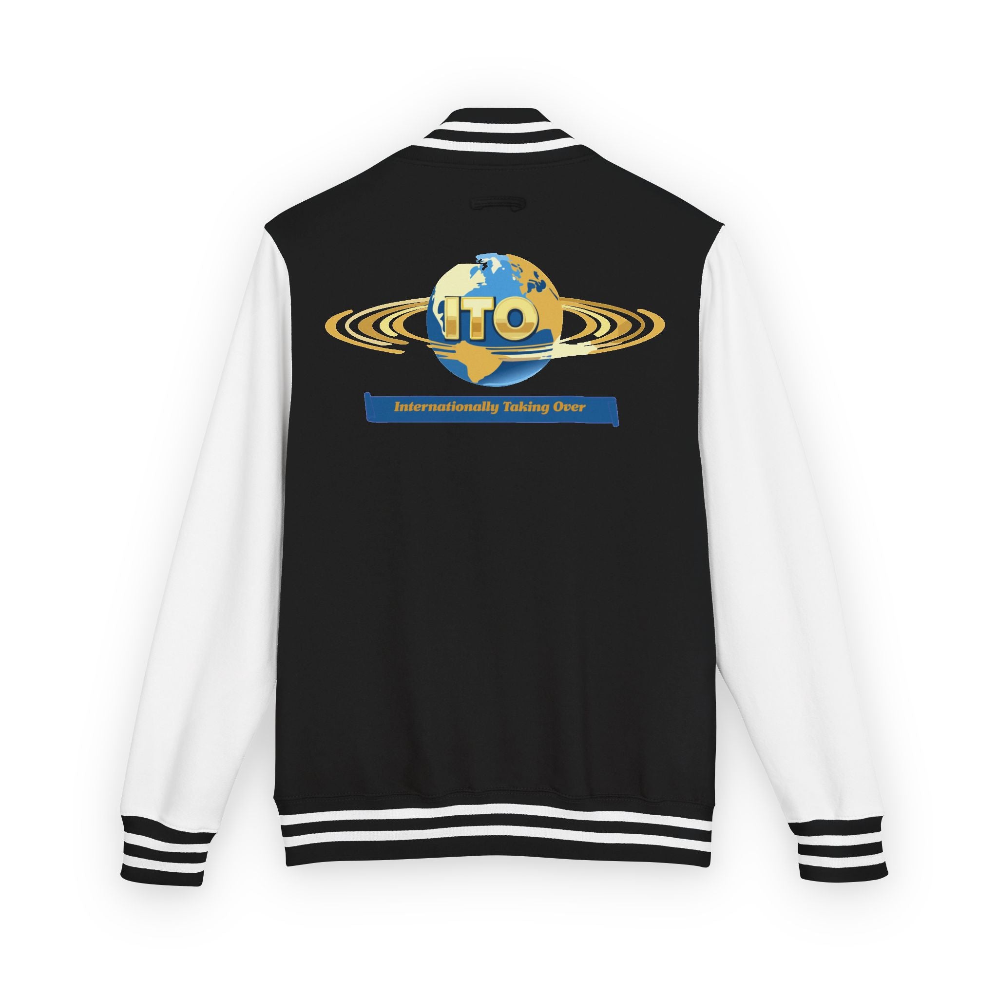 Letterman Jacket — UTO Interplanetary Travel Club Logo Varsity Jacket