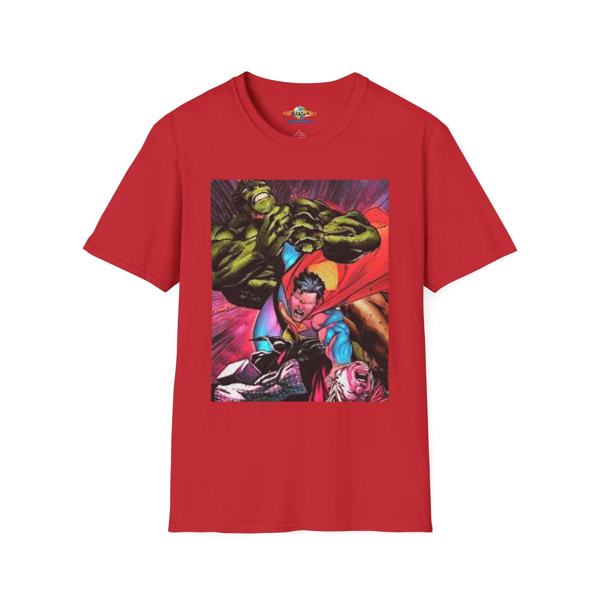 Superhero Mashup T‑Shirt — Dynamic Comic Art Tee