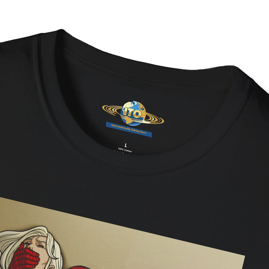 Spider Hero Comic Art T-Shirt — Web-Slinging Scene Graphic Tee
