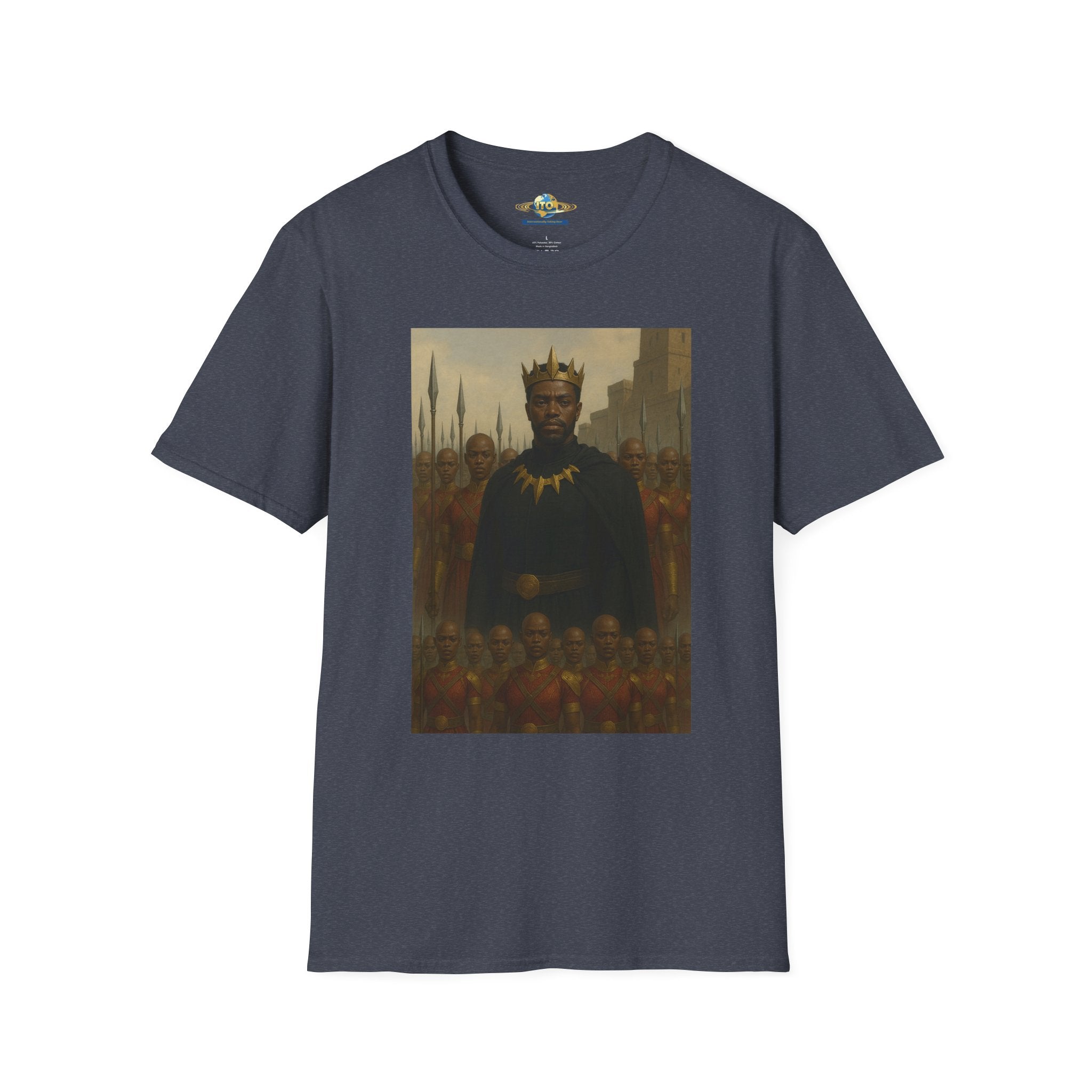 Black King Unisex Softstyle T-Shirt