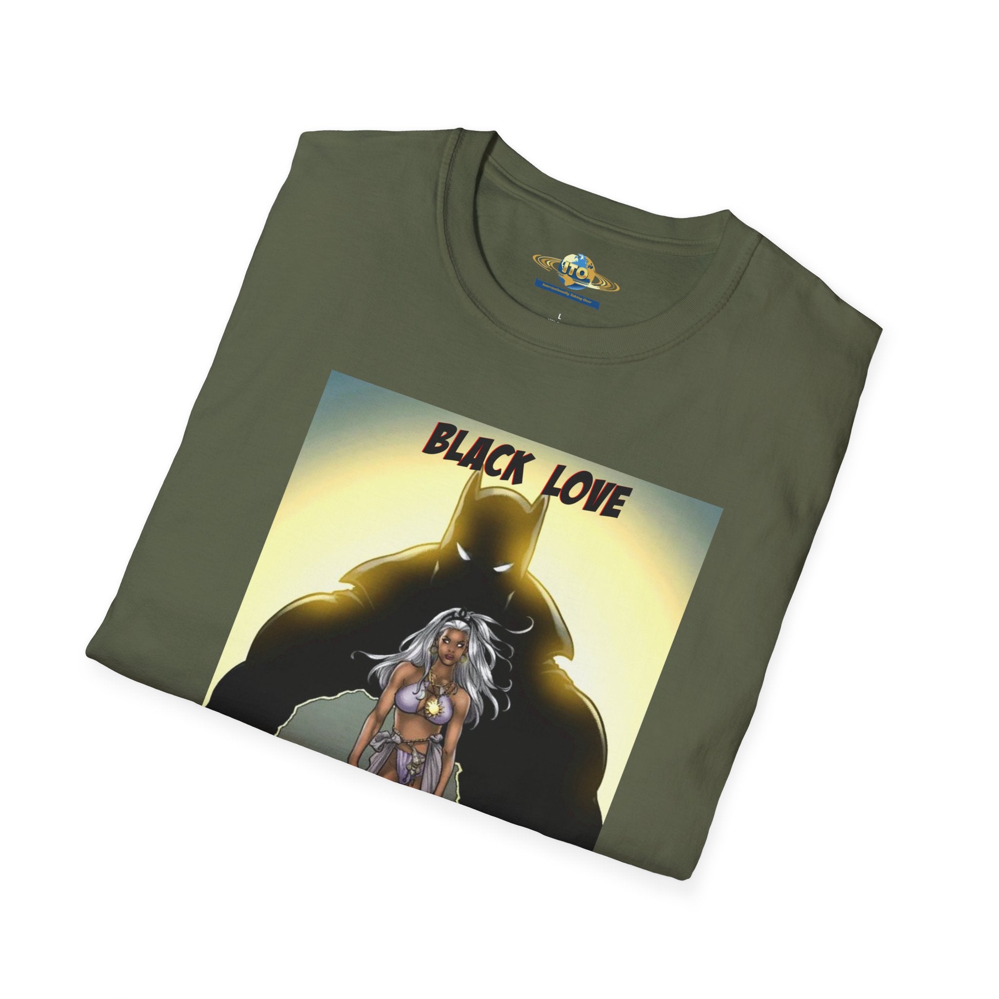 T-Shirt — "Black Love" Afrocentric Superhero Graphic Tee