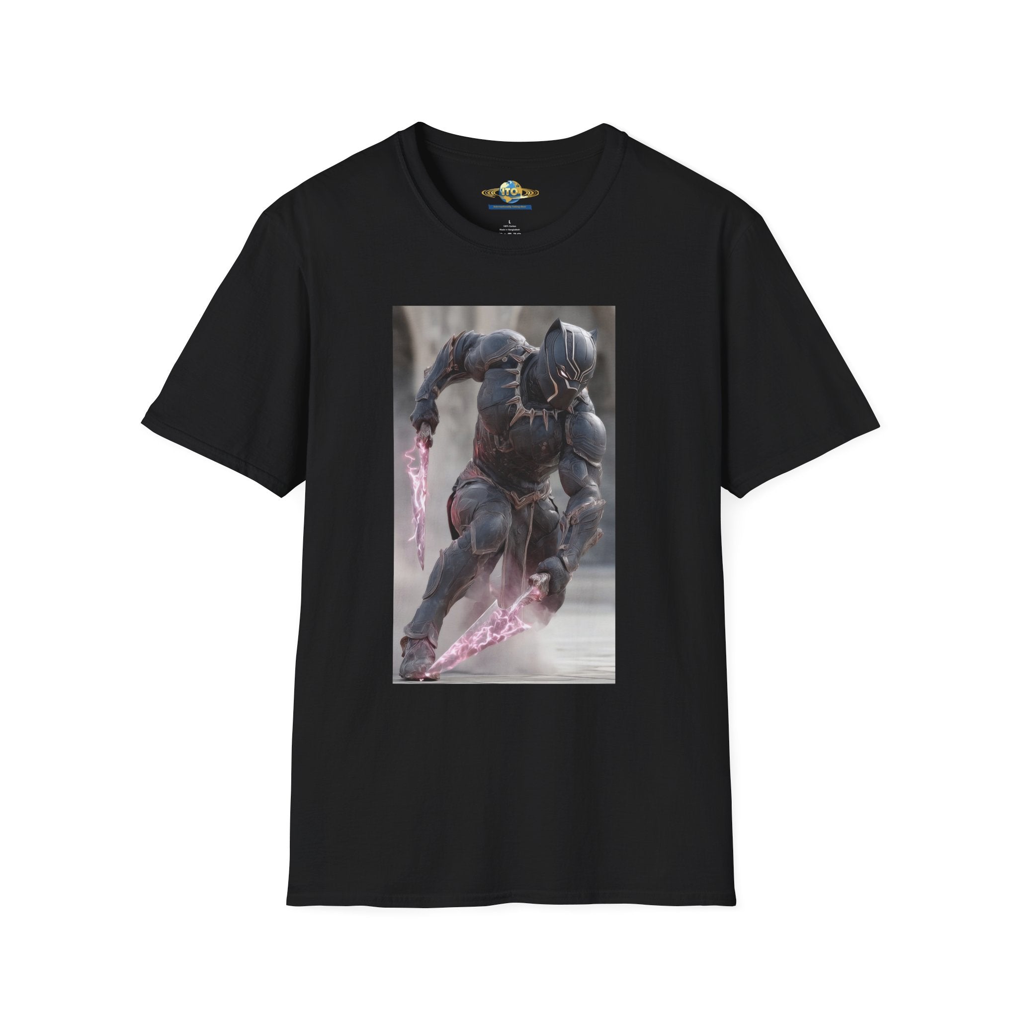 Black Panther Lightning Pose T-Shirt