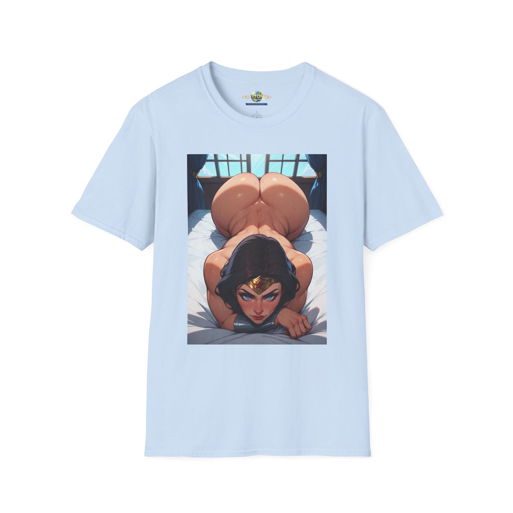 Pin-Up Superhero T-Shirt — Provocative Comic Art Tee