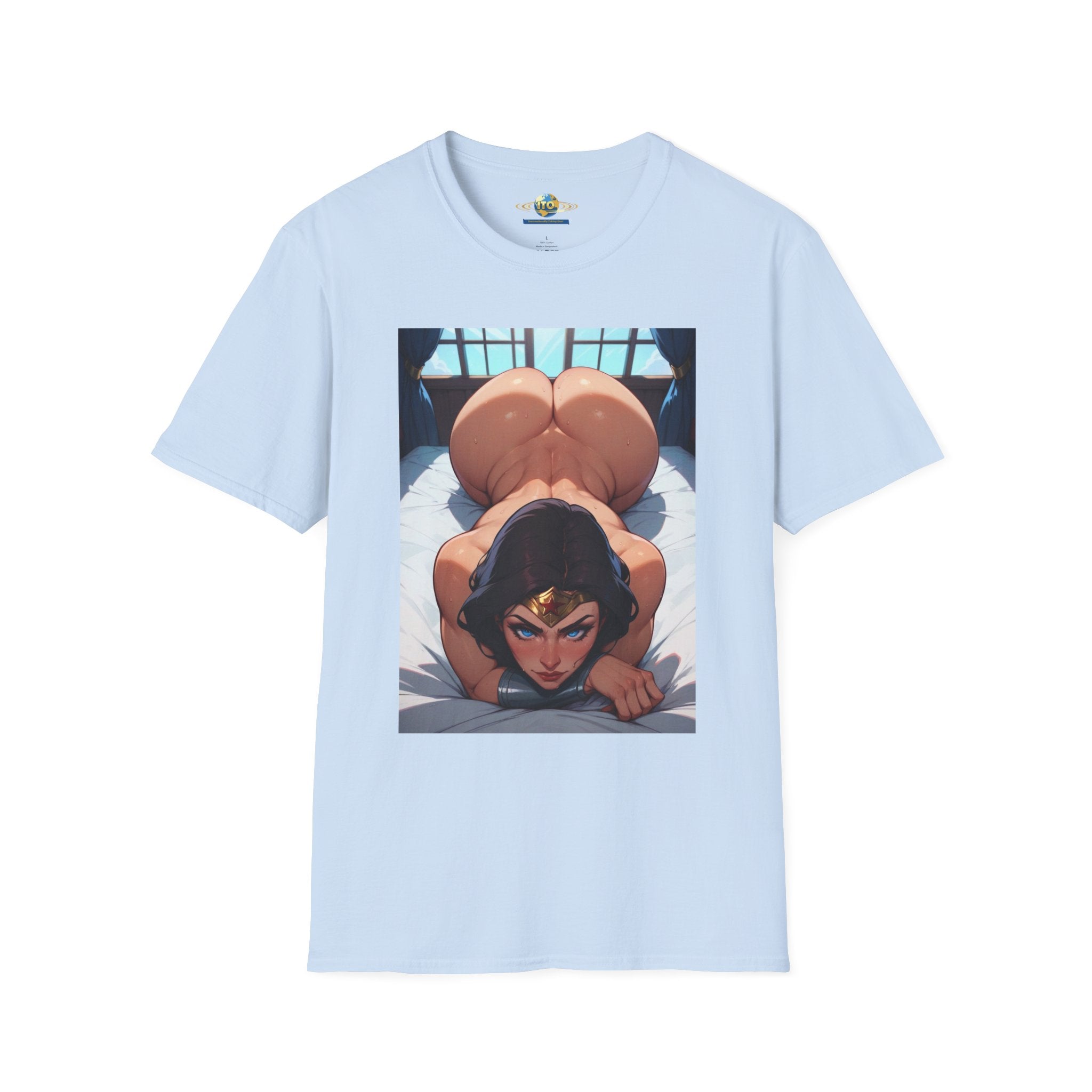 Pin-Up Superhero T-Shirt — Provocative Comic Art Tee