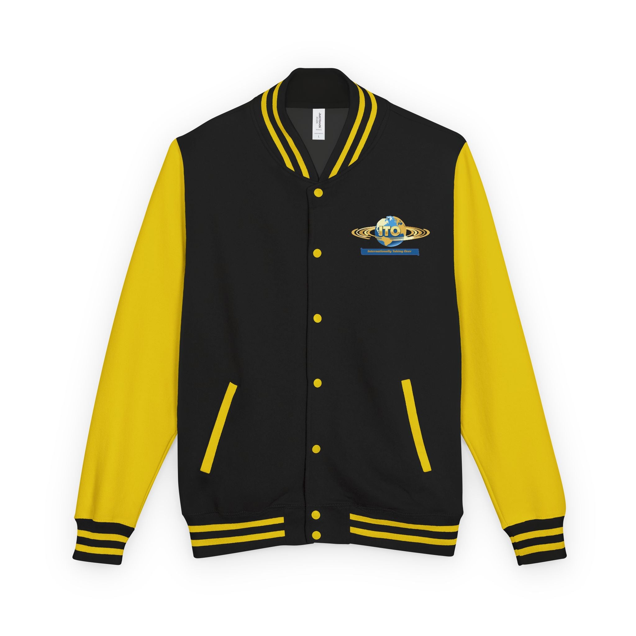 Letterman Jacket — UTO Interplanetary Travel Club Logo Varsity Jacket