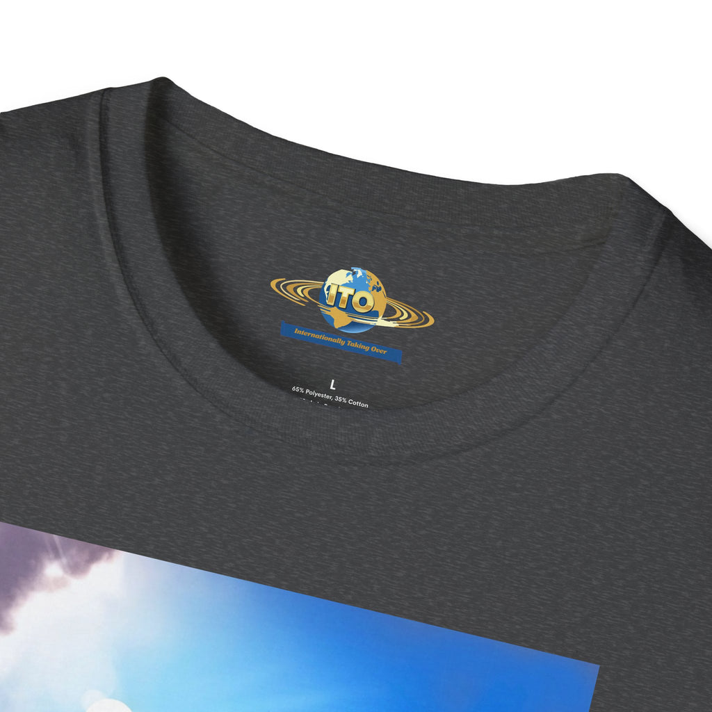 Superhero Cape Graphic T-Shirt — Soaring Hero Design