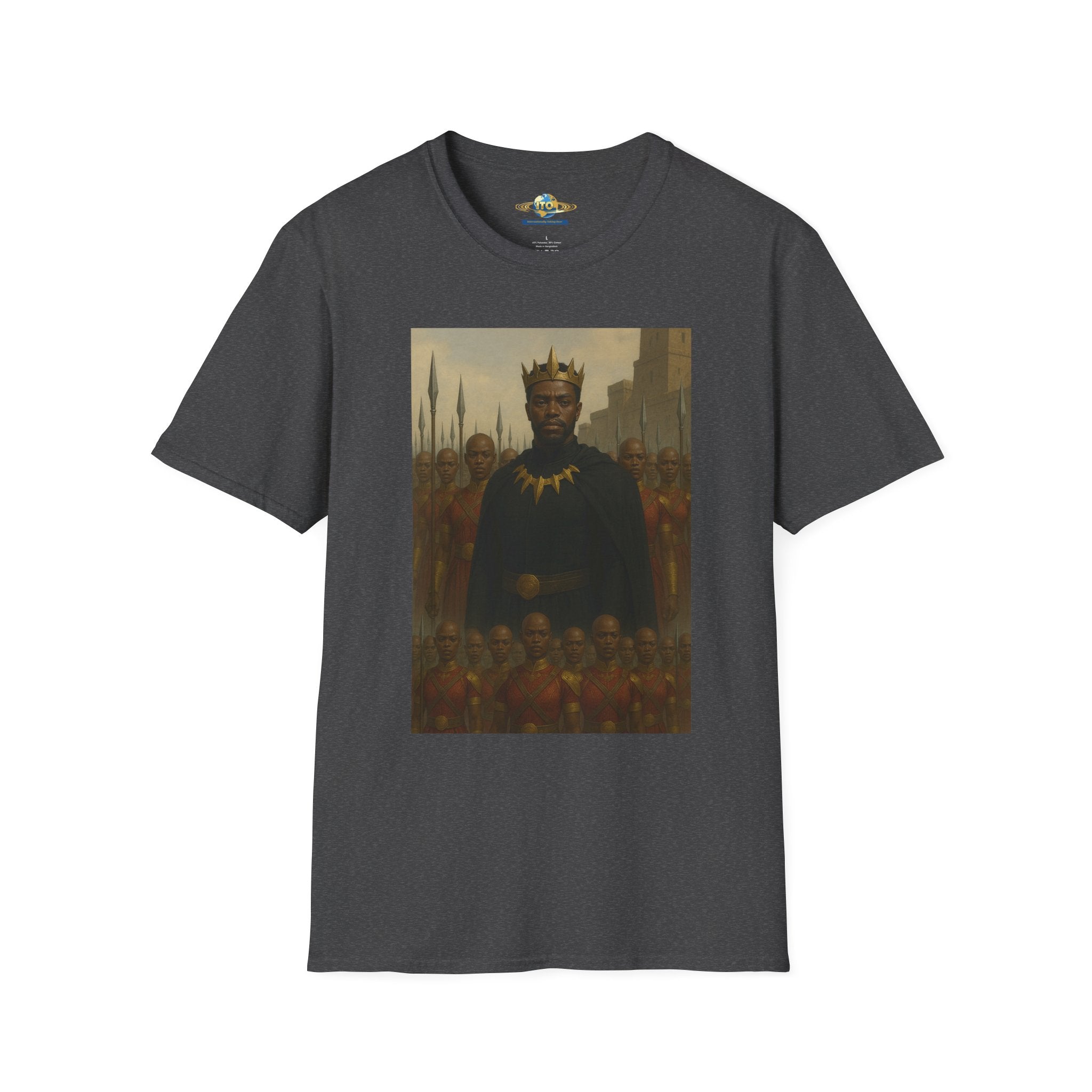 Black King Unisex Softstyle T-Shirt