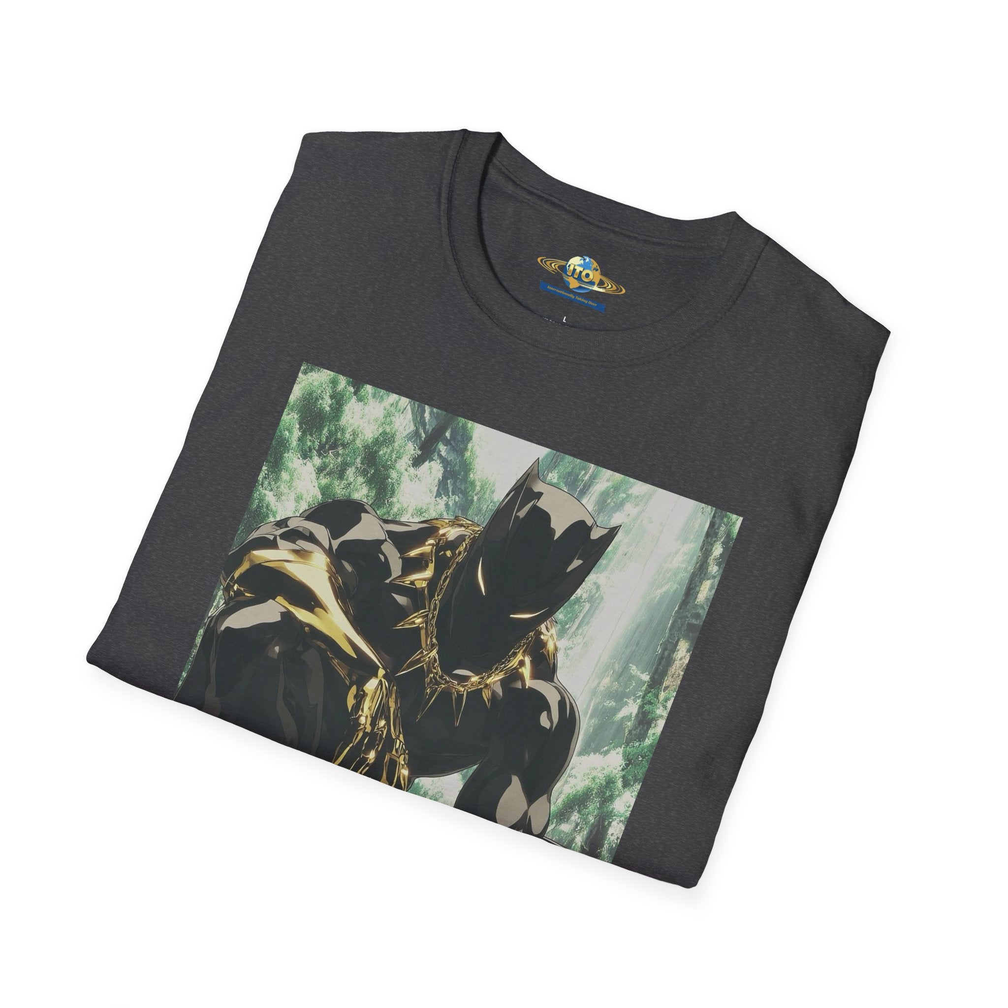 Black Panther Graphic T-Shirt — Superhero King Comic Art Tee