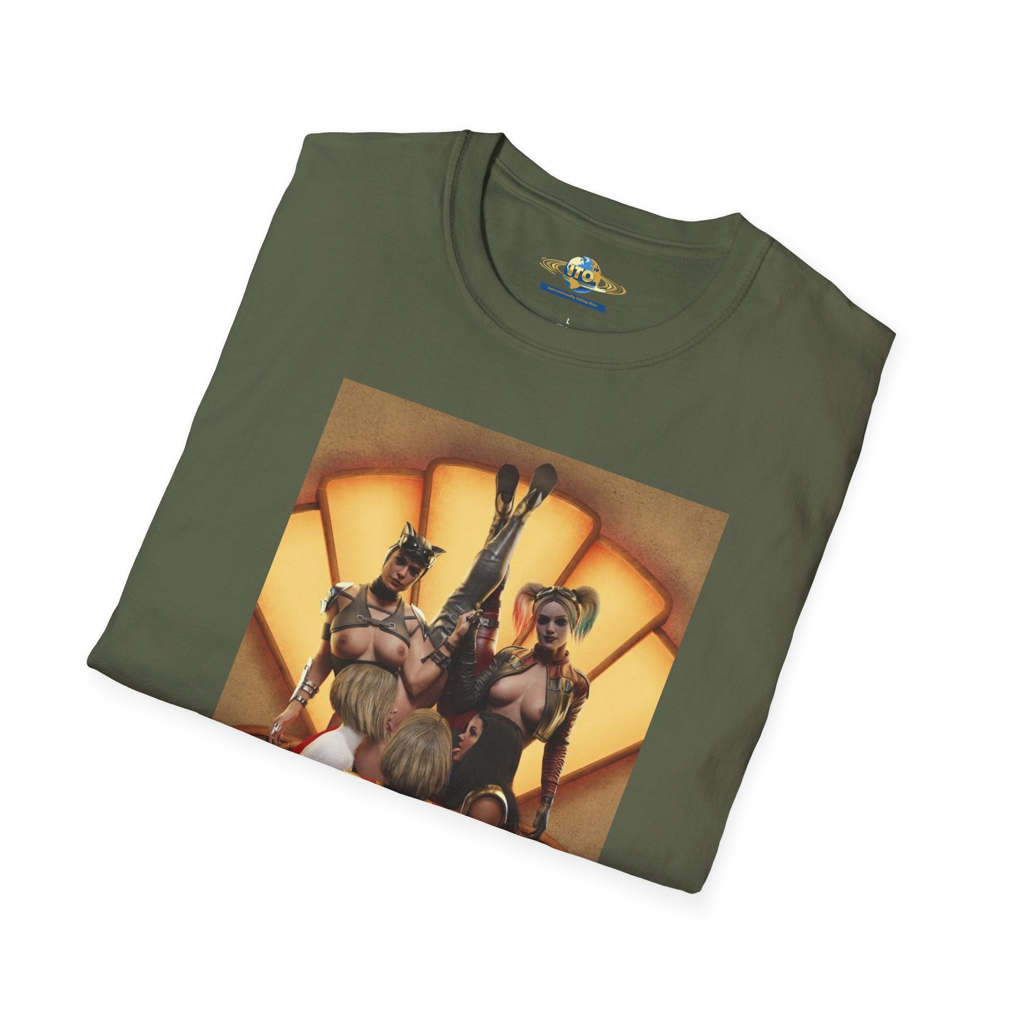 Graphic T-Shirt — Retro Group Costume Photo Print