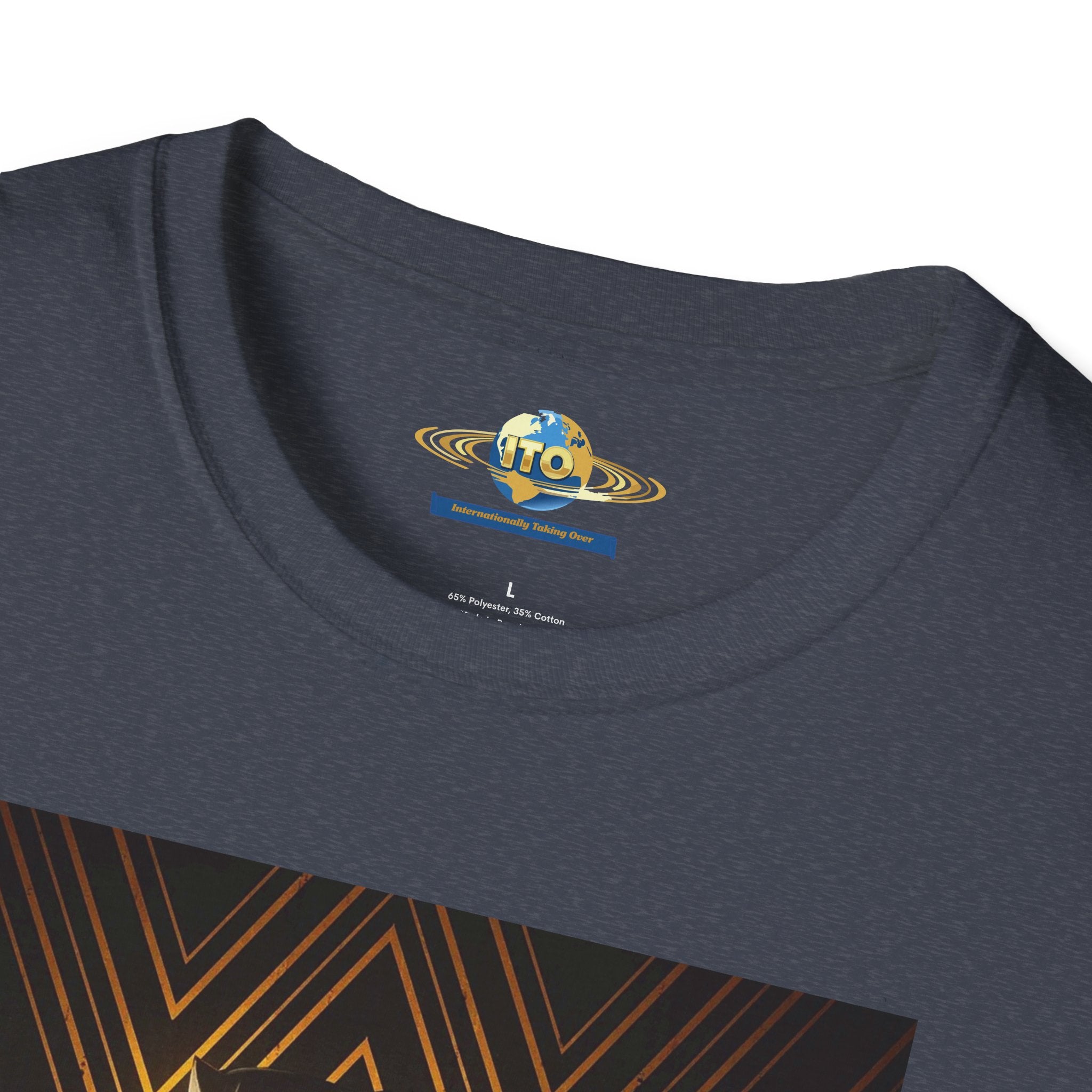 Black love Art T-Shirt — Gold Art Deco Oracle Illustration