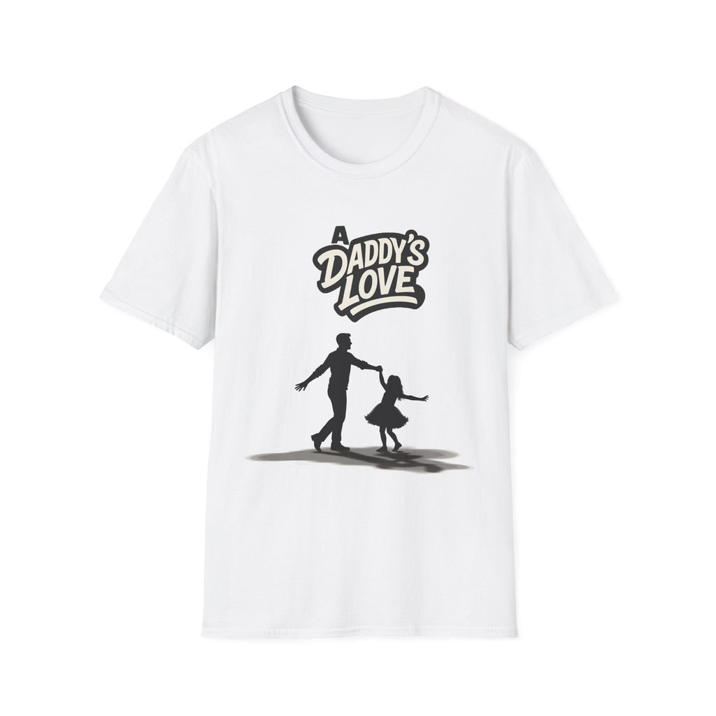 Daddy's Love T-Shirt — Father & Daughter Silhouette Tee for Father's Day