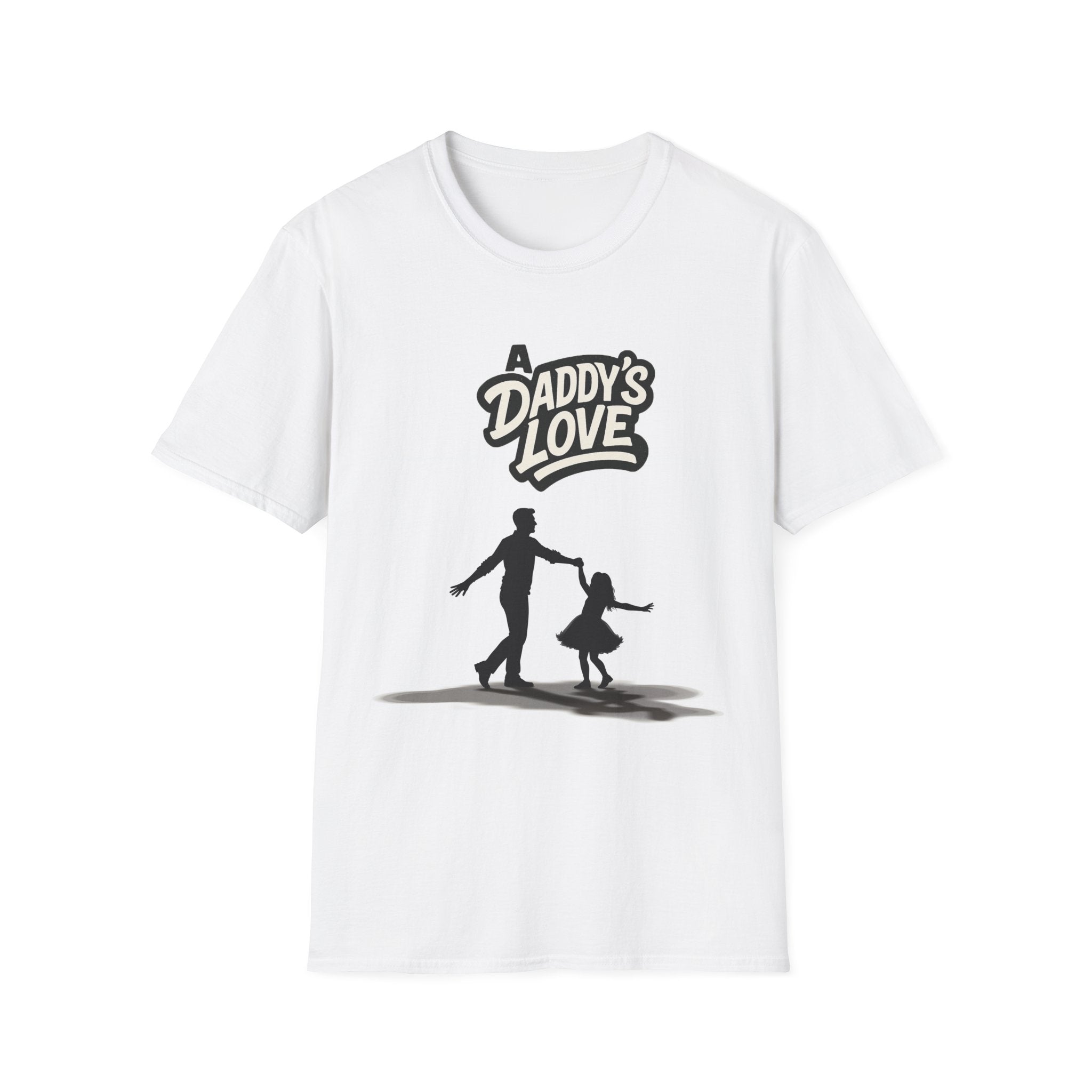 Daddy's Love T-Shirt — Father & Daughter Silhouette Tee for Father's Day