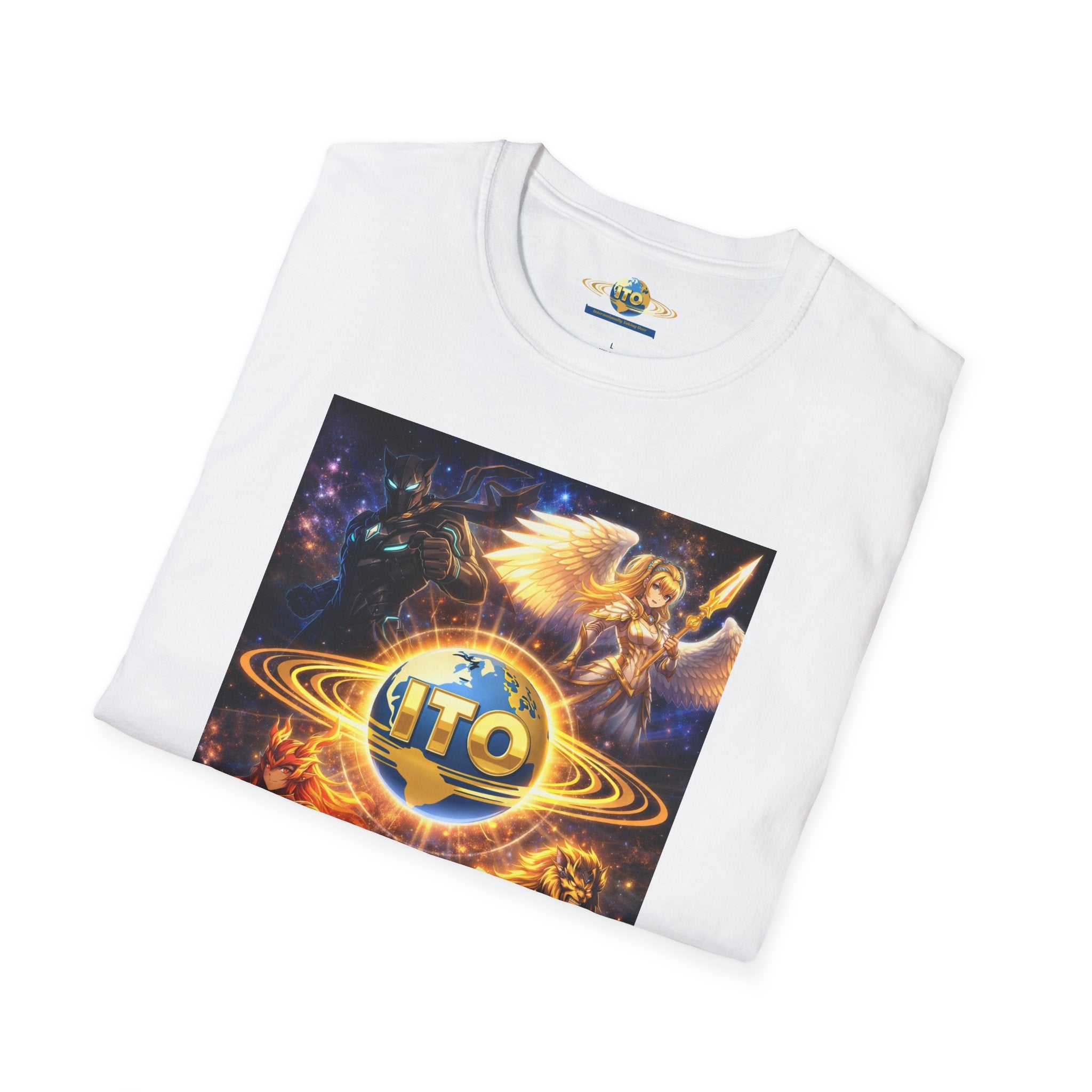 Anime Hero T-Shirt — 'ITO' Cosmic Battle Graphic Tee
