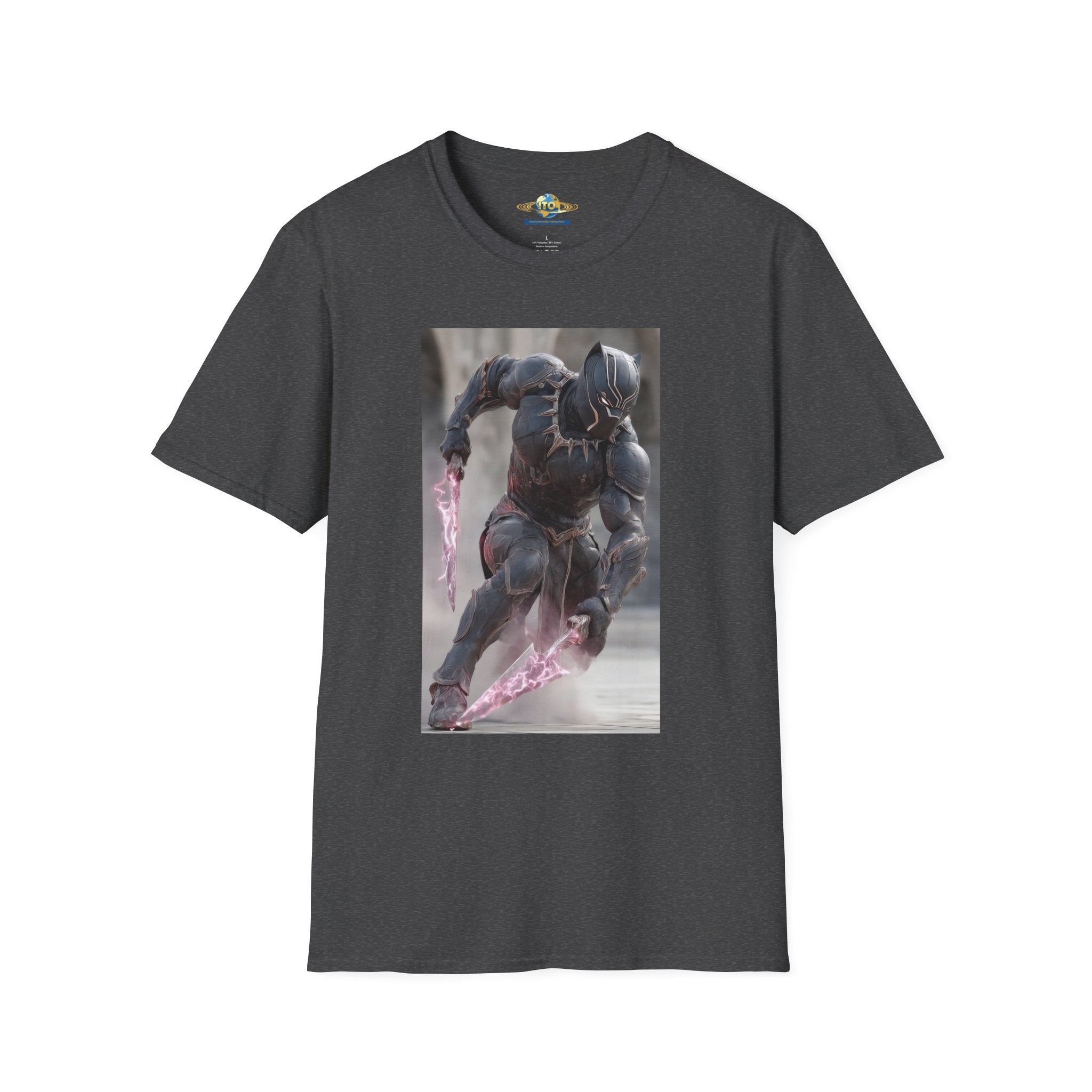 Black Panther Lightning Pose T-Shirt