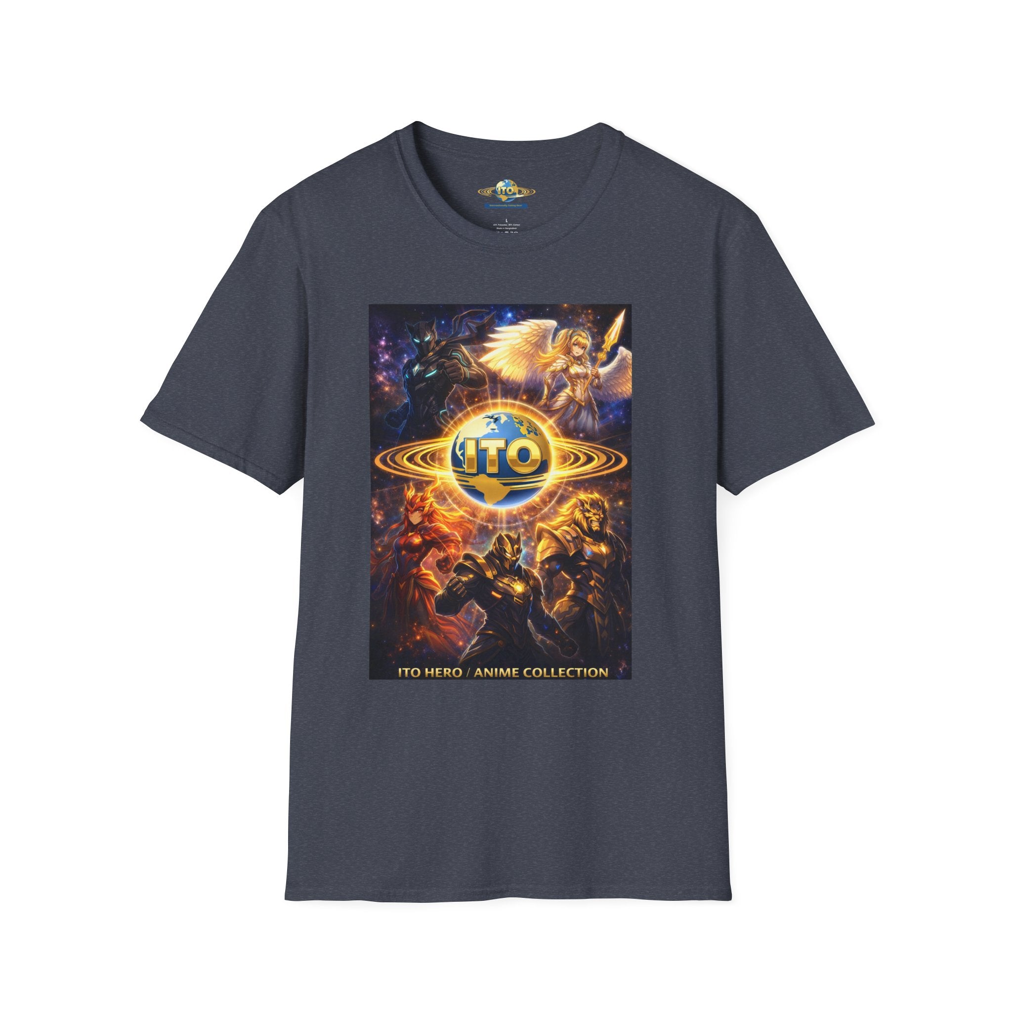 Anime Hero T-Shirt — 'ITO' Cosmic Battle Graphic Tee