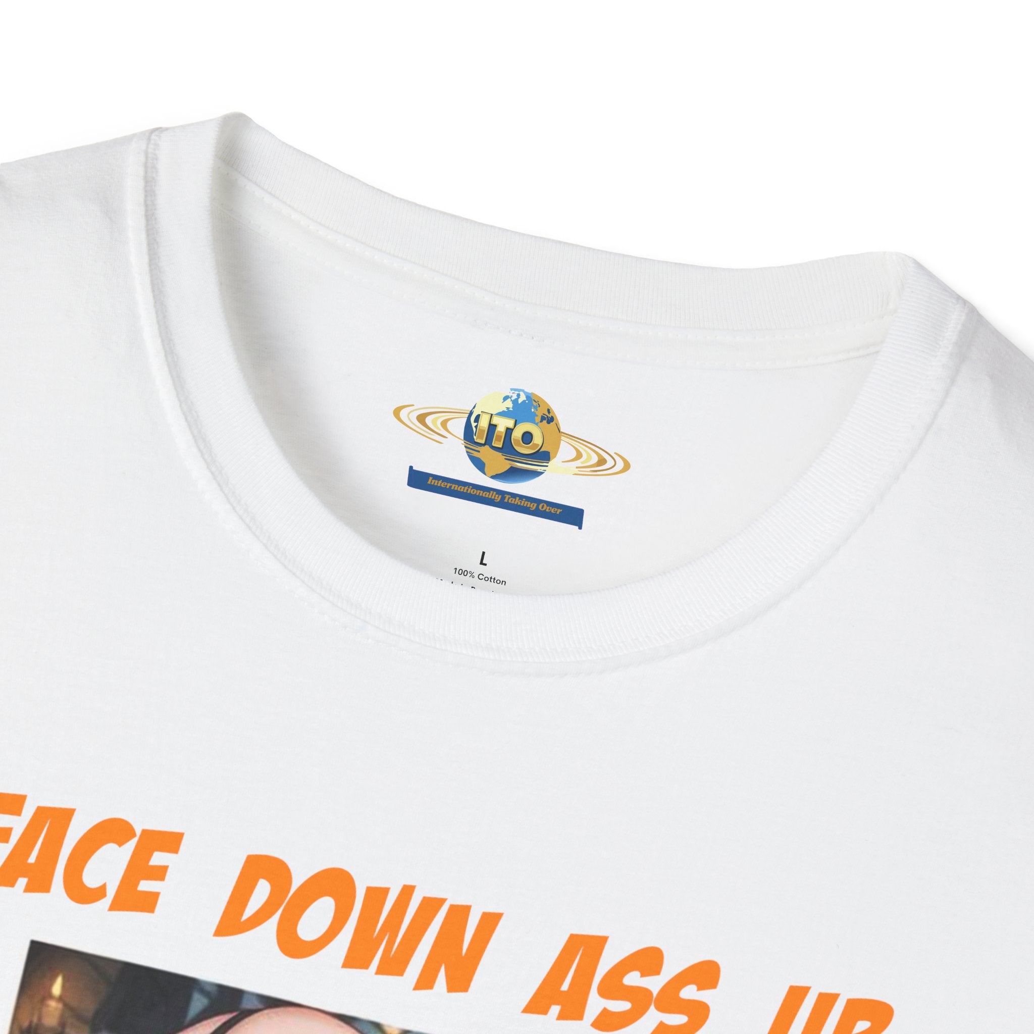 Graphic T-Shirt "Face Down Ass Up" Bold Queen Illustration