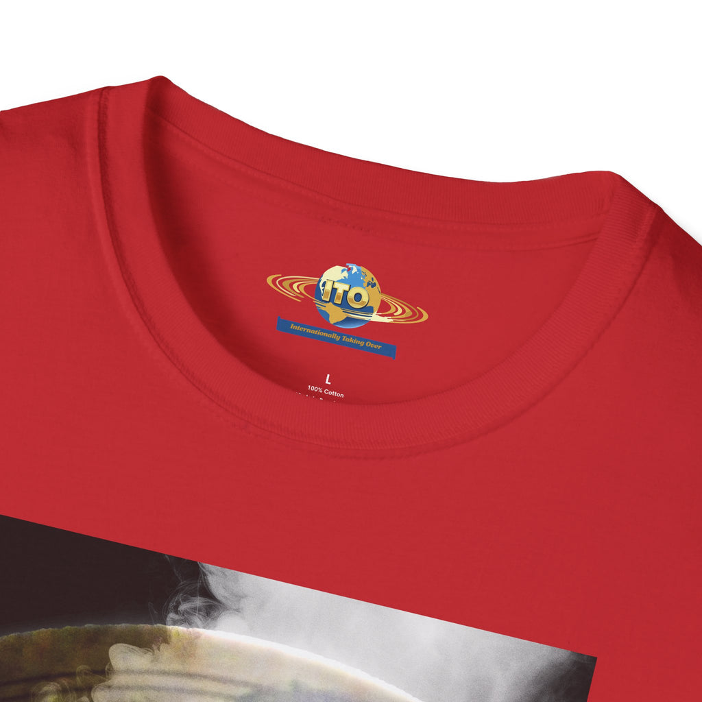 Surreal Vintage Portrait T-Shirt — Smoky Renaissance Art Graphic Tee