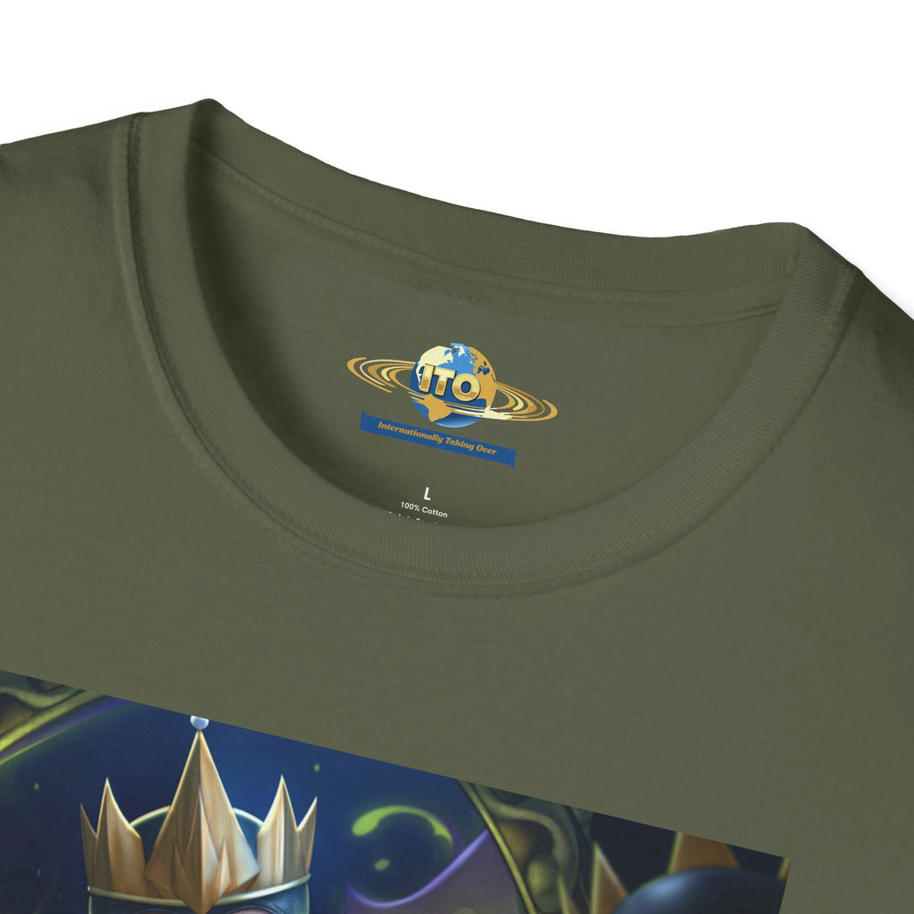 Dark Queen Art Tee — Gothic Fantasy Portrait T-Shirt