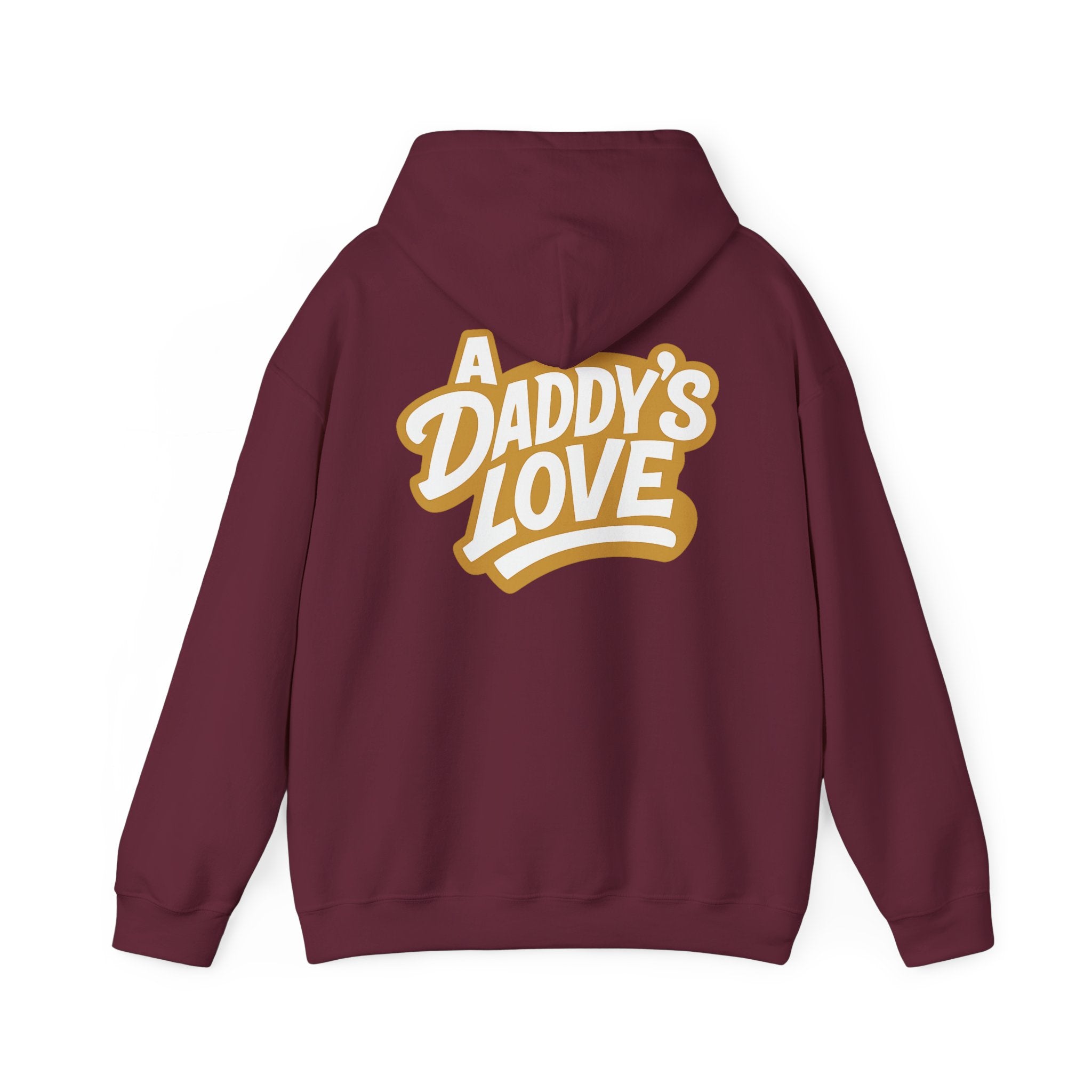 Daddy’s Love Hoodie — Retro Script Father Appreciation Sweatshirt