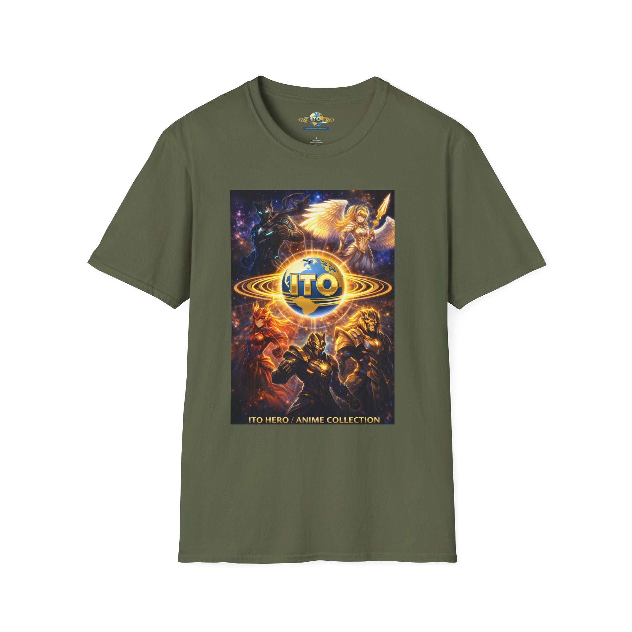 Anime Hero T-Shirt — 'ITO' Cosmic Battle Graphic Tee