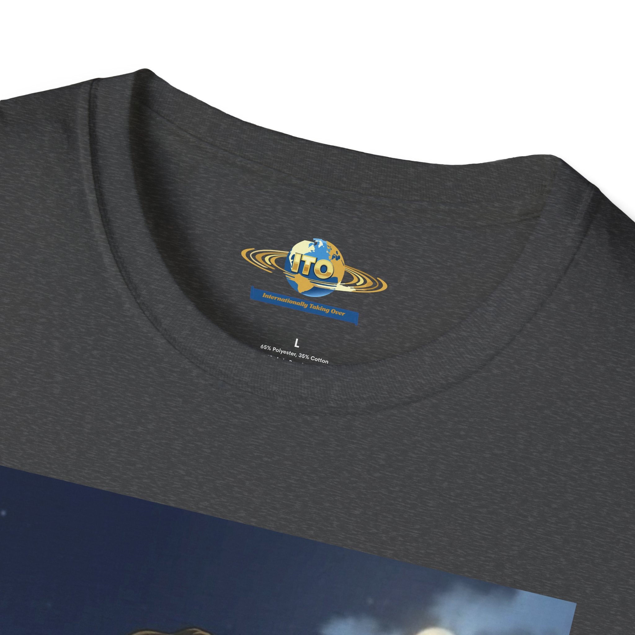 Wonder Woman & Superman Romantic Illustration T-Shirt — Night Sky Couples Tee