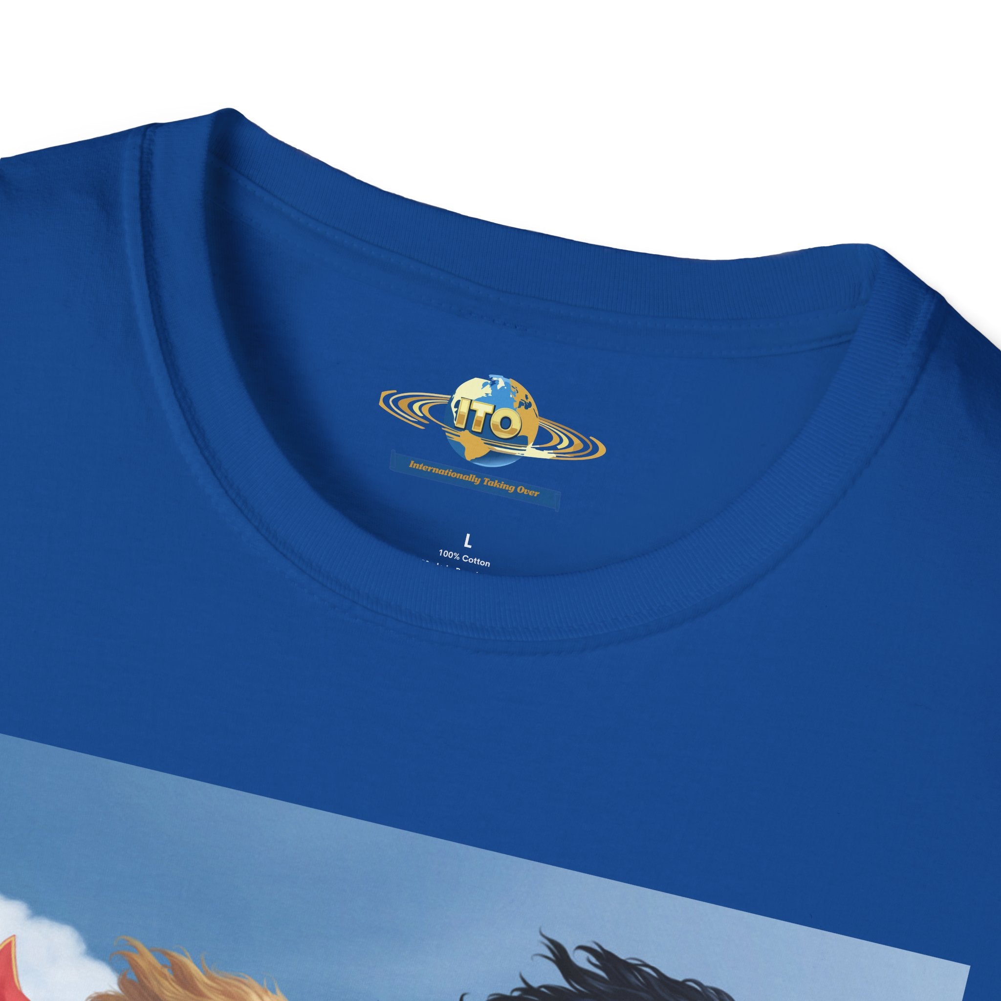 Superhero Tro T-Shirt — Vintage Flying Wonder Women Illustration